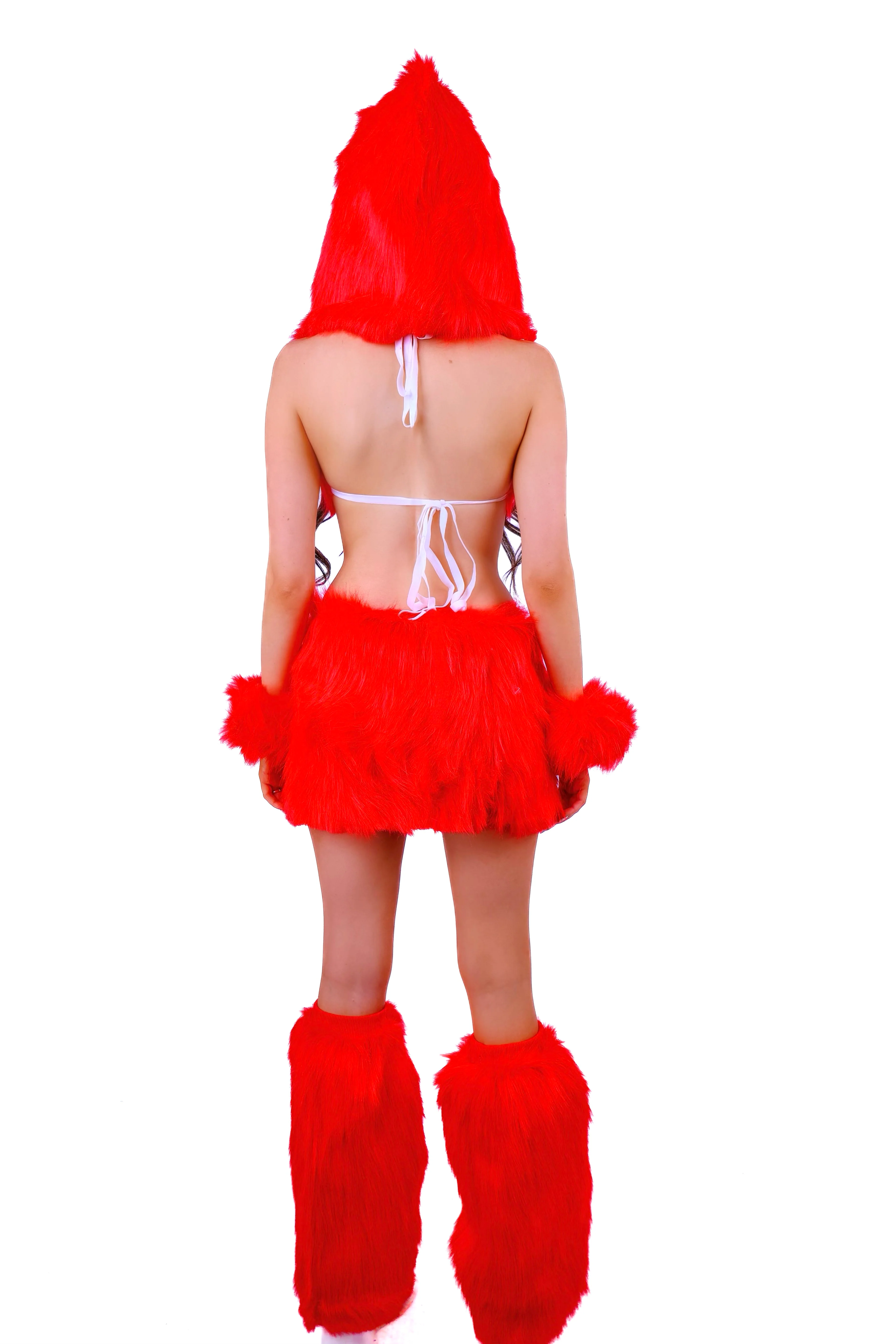 FULL OUTFIT- Fuzzy Cherry Rebel (5 pcs) - Image 3