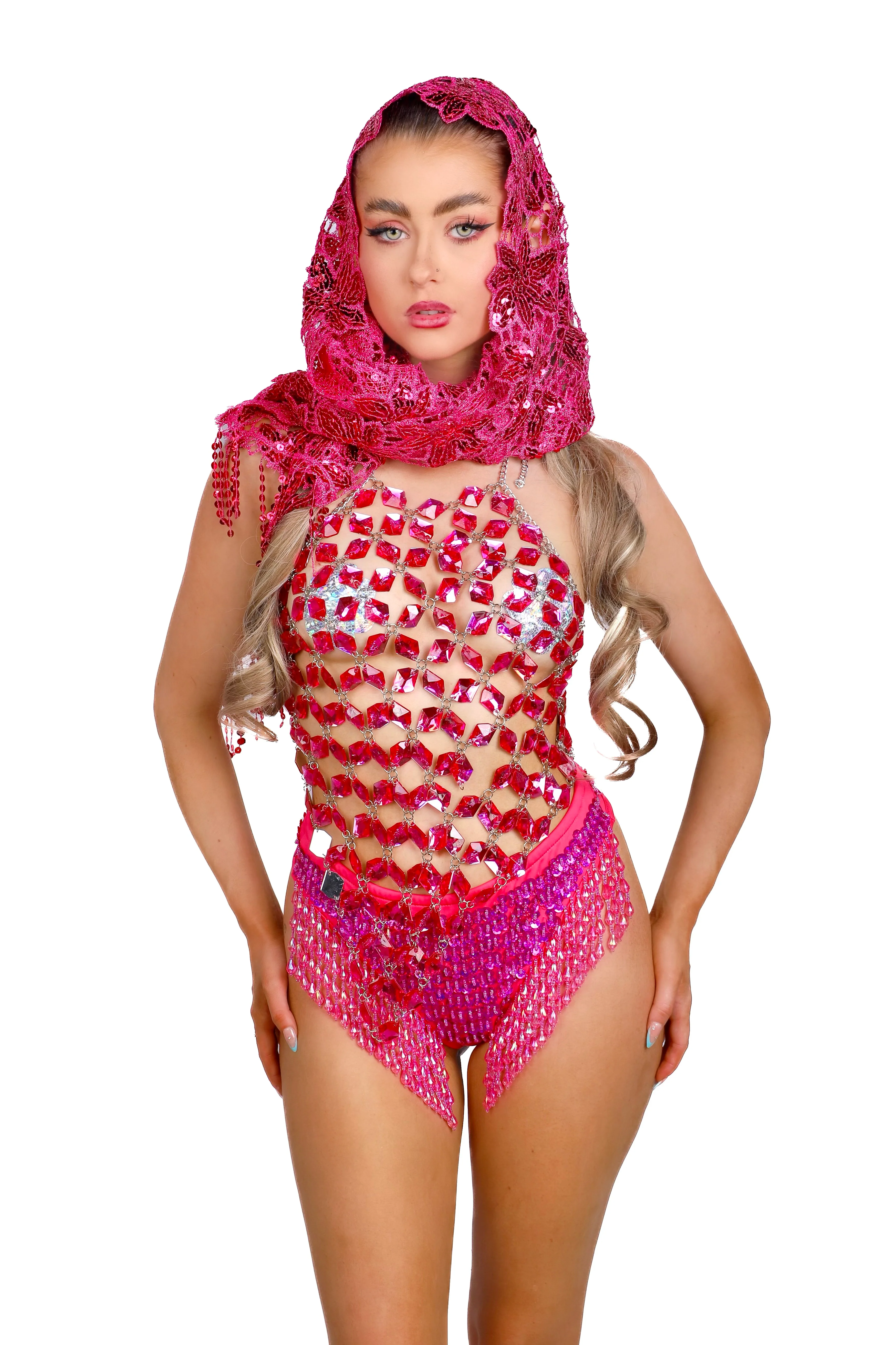 FULL OUTFIT- Magenta Aura Wanderer (3 pcs) - Image 3