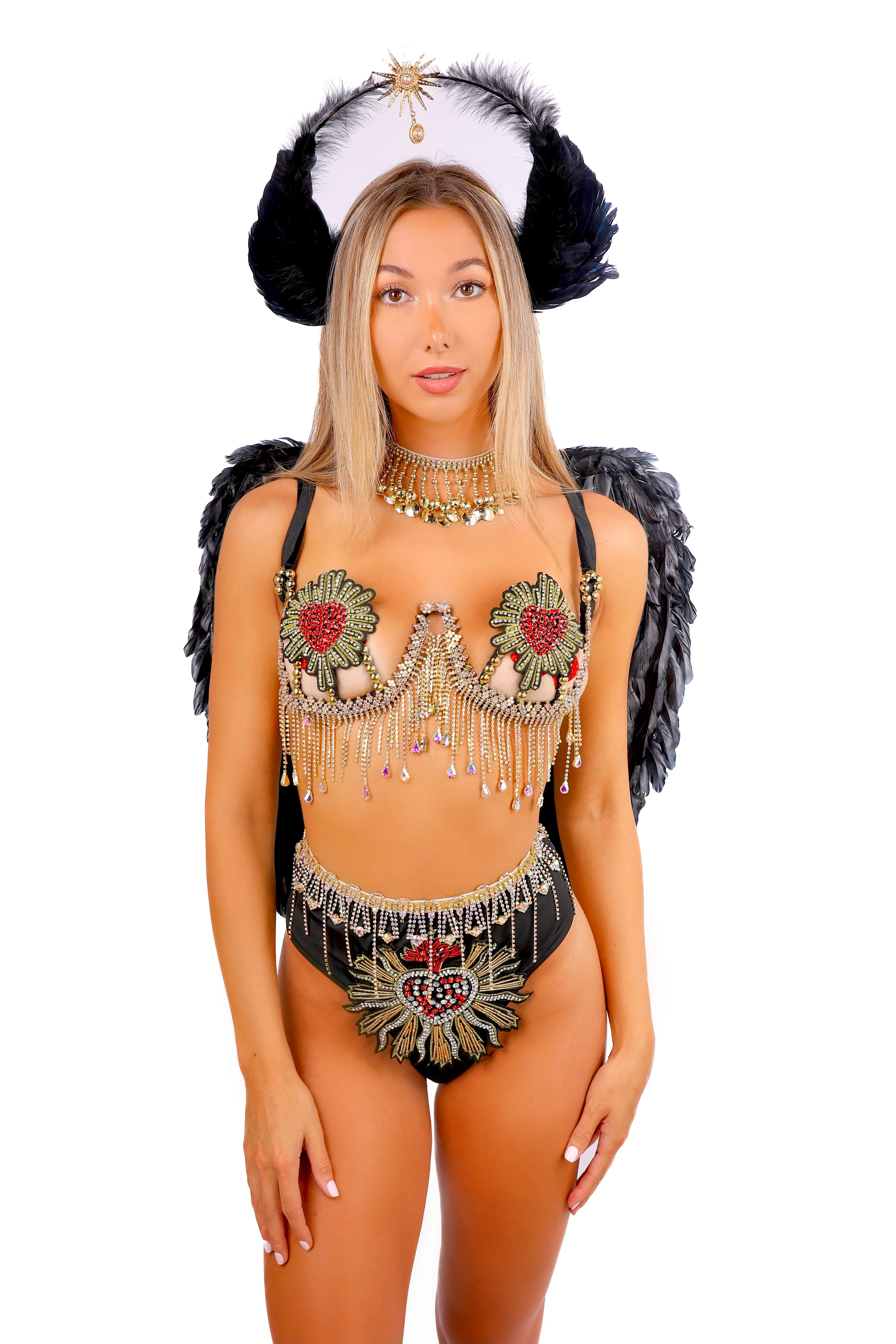 FULL OUTFIT- Midnight Empress Angel (6 pcs) - Image 3
