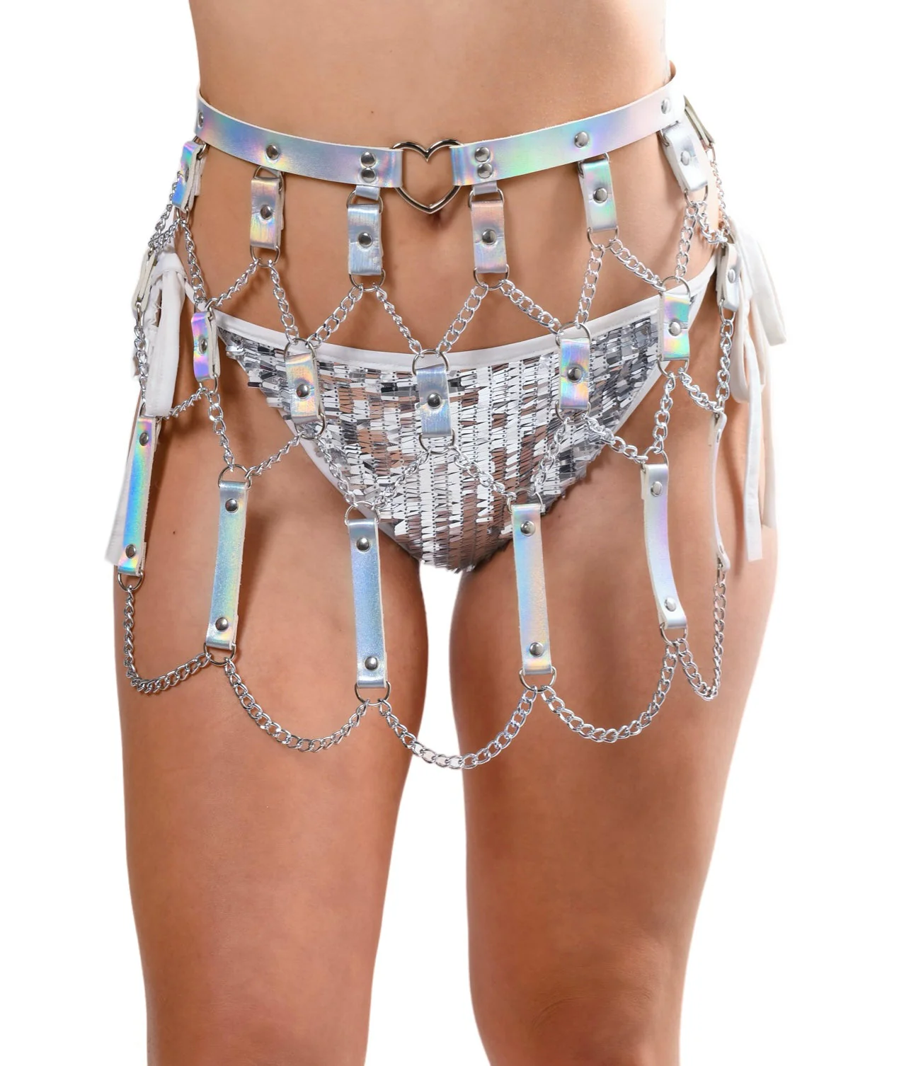 FULL OUTFIT - Holographic Heart (4pcs) - Image 3