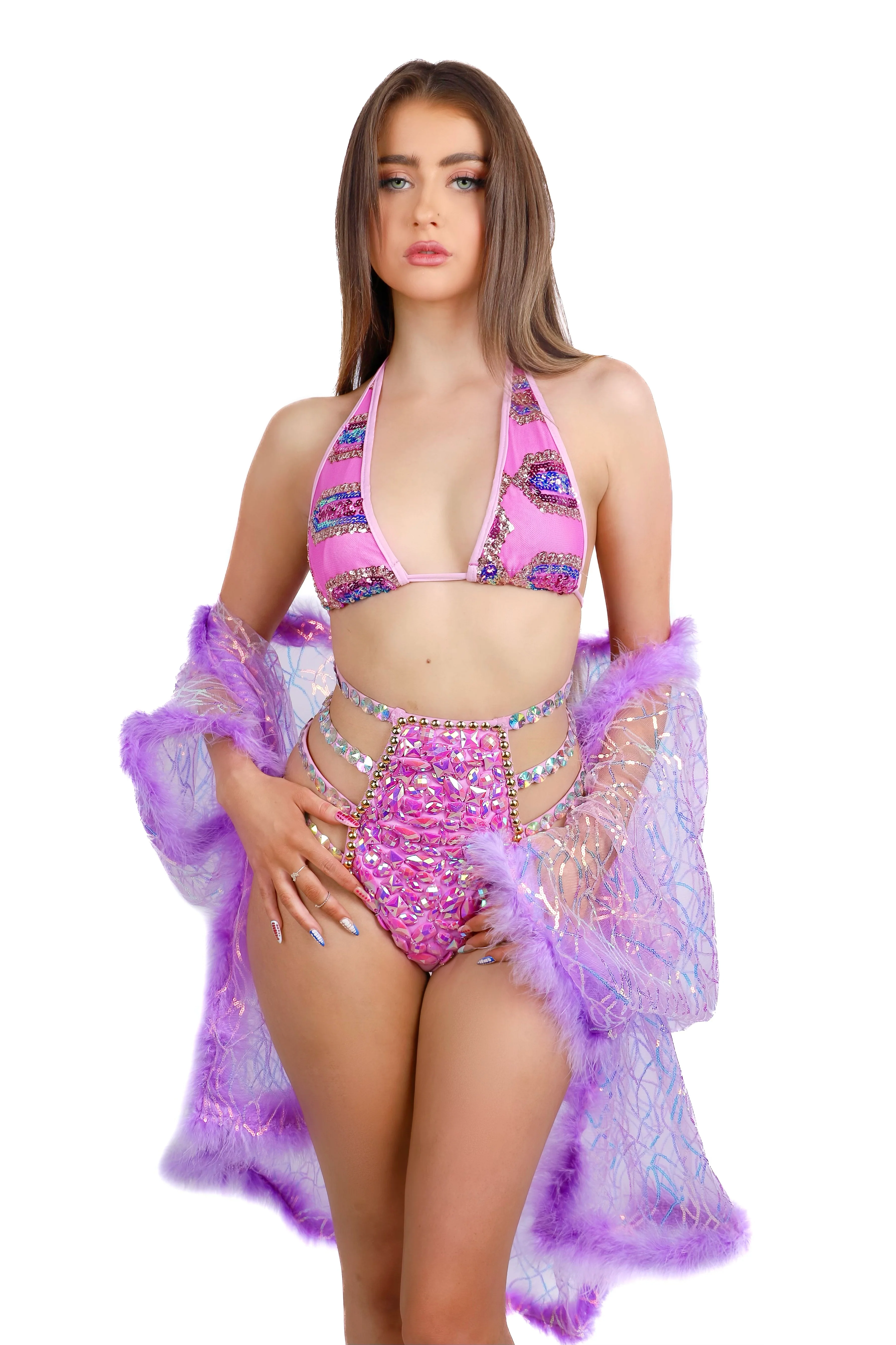 FULL OUTFIT- Lavender Quartz Diva (3 pcs) - Image 4