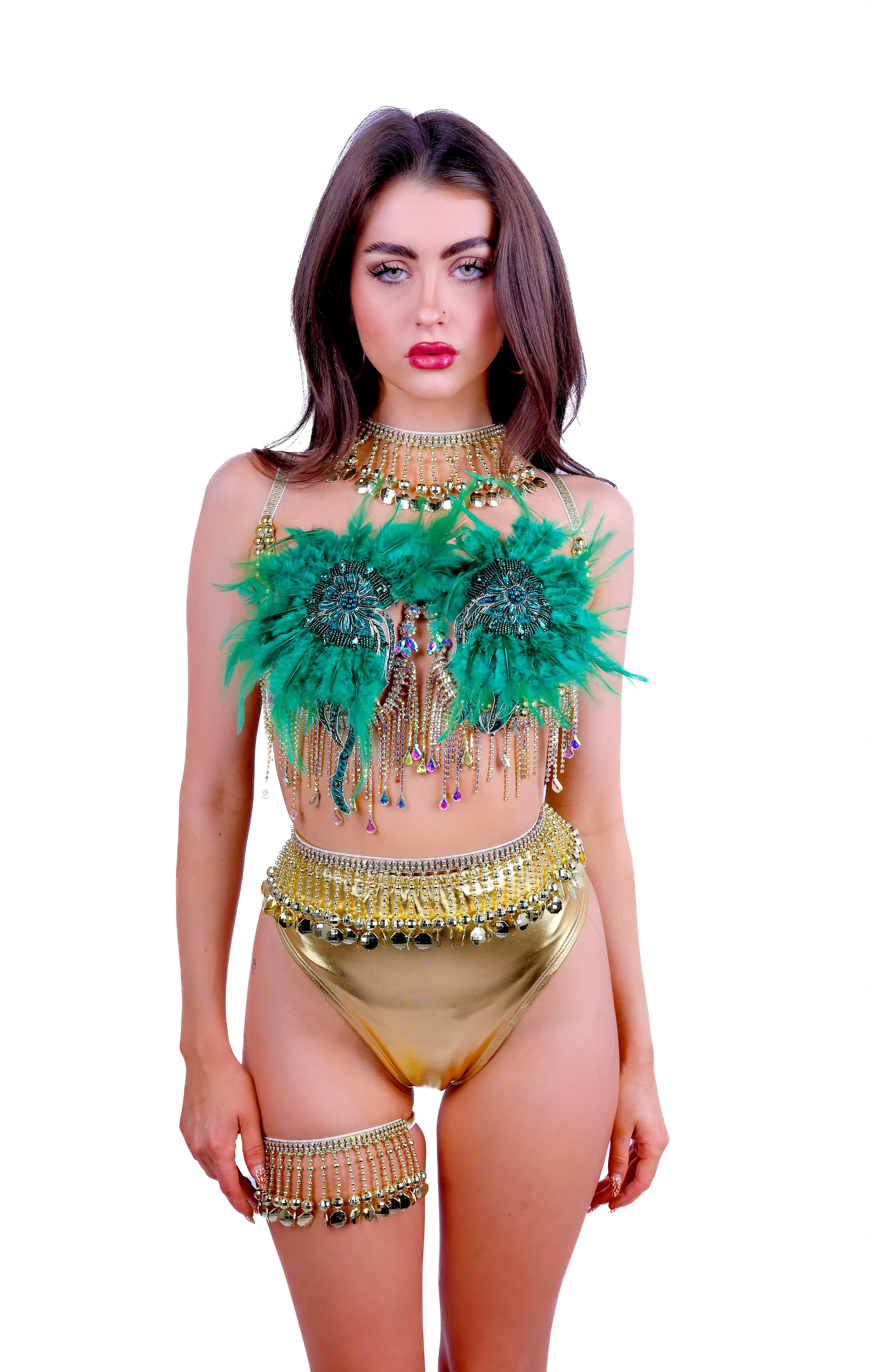 FULL OUTFIT-Emerald Feather City (5 pcs) - Image 2