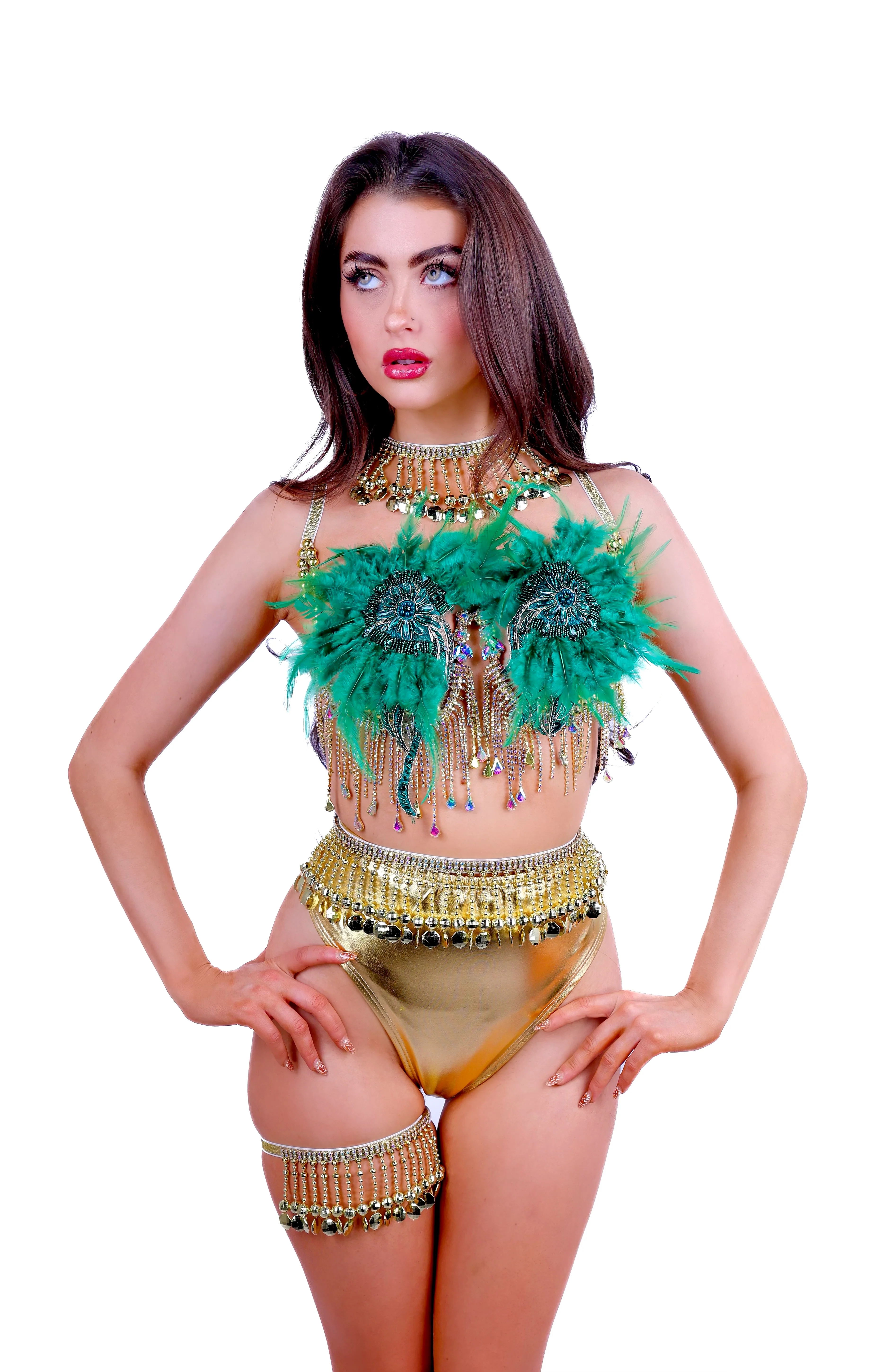 FULL OUTFIT-Emerald Feather City (5 pcs) - Image 3