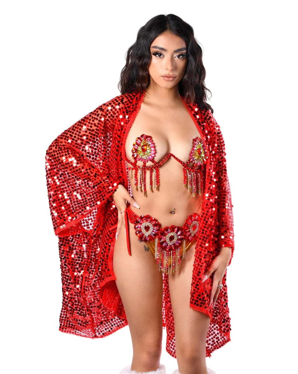 FULL OUTFIT - Ruby Queen (4pcs)