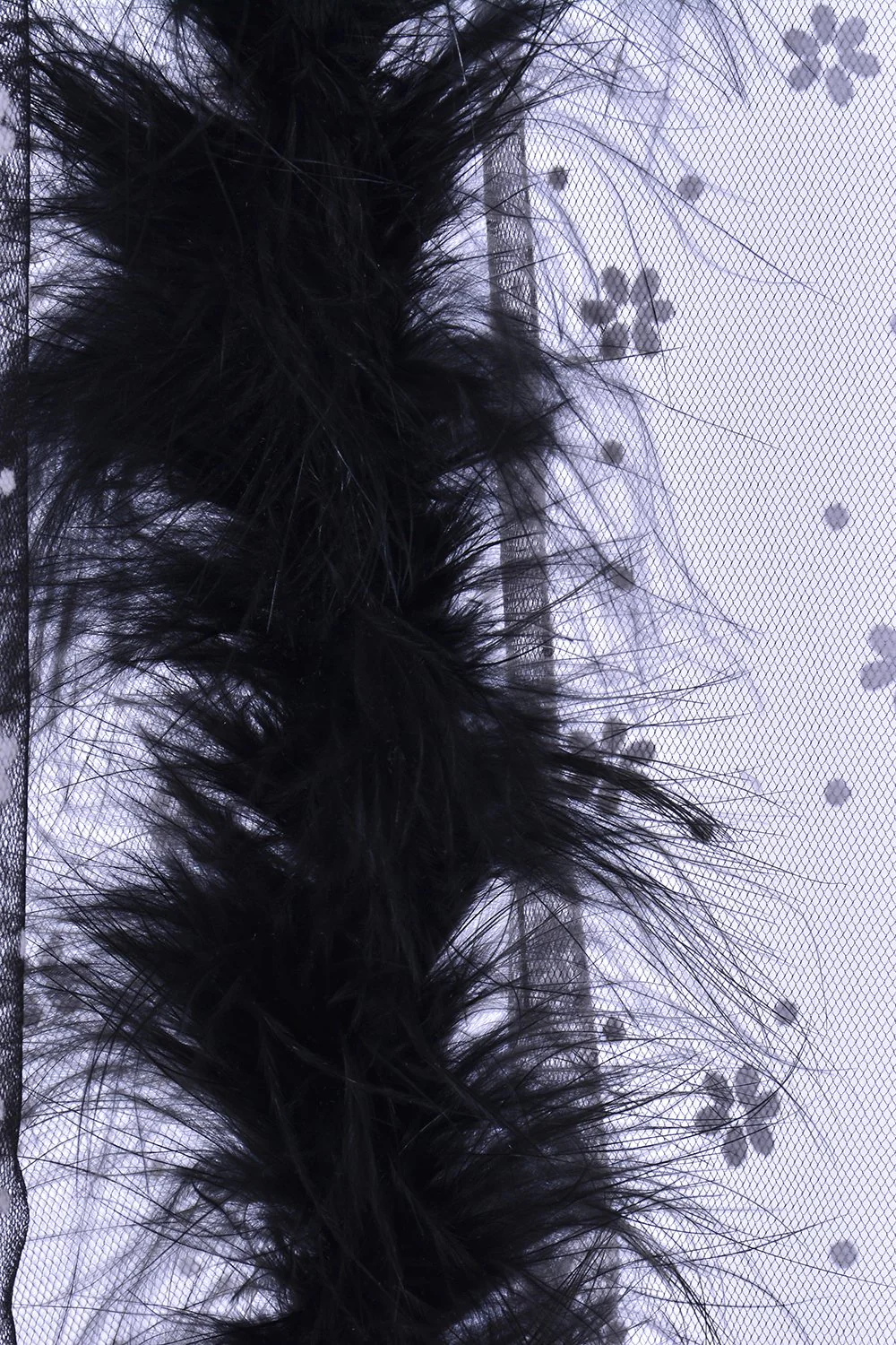 Fuzzy Kimono - Black Blossom - Image 11