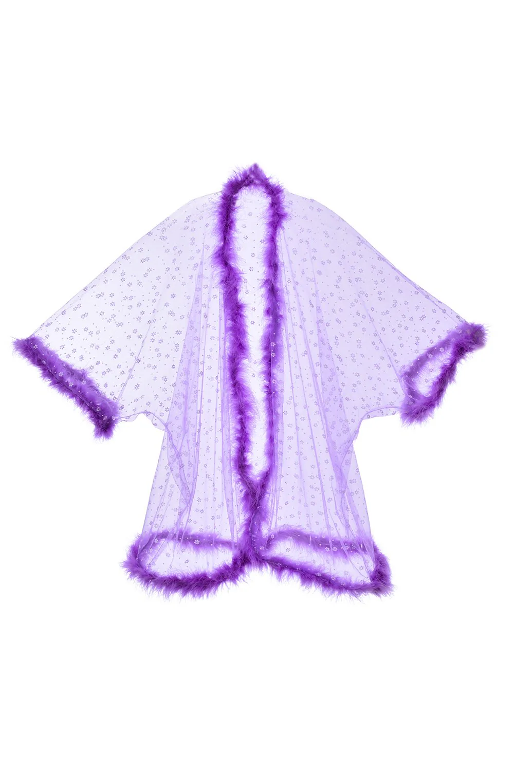 Fuzzy Kimono - Lavender Blossom - Image 7