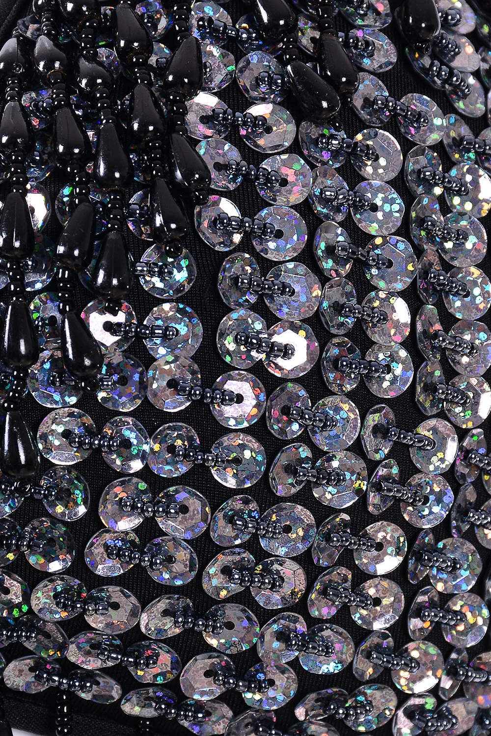 Hand Stitched Sequin High Waisted Bottoms- Disco Barbie - Image 6