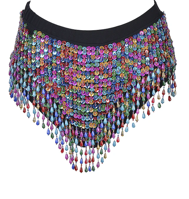 Hand Stitched Sequin High Waisted Bottoms- Lucky Charms - Image 3