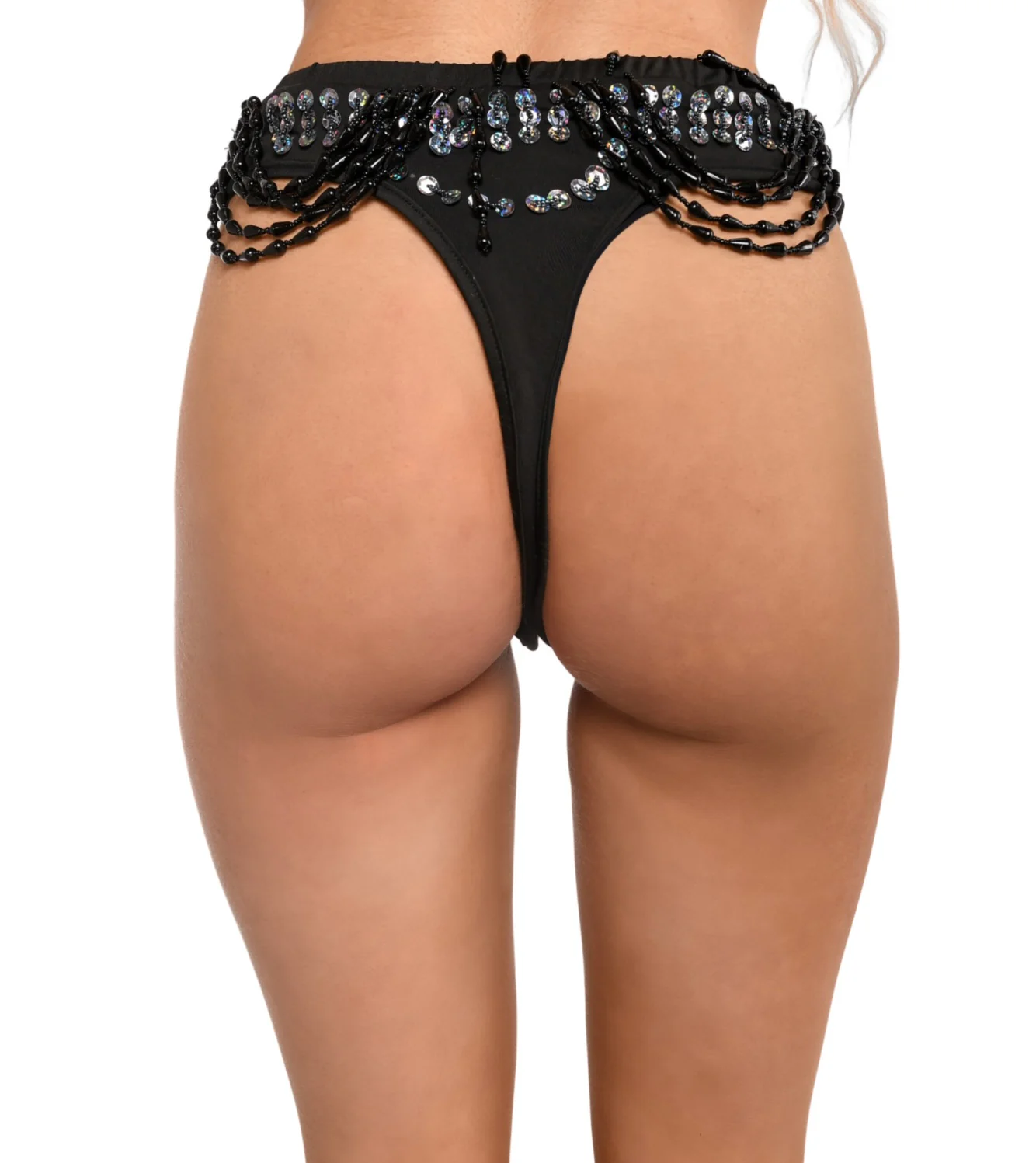 Hand Stitched Sequin Cheeky Bottoms- Disco Barbie - Image 3