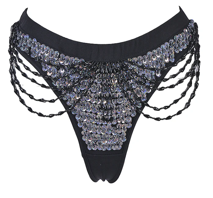 Hand Stitched Sequin Cheeky Bottoms- Disco Barbie - Image 6