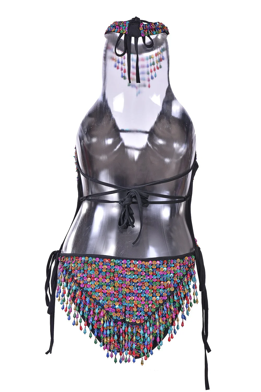 Hand Stitched Sequin Bodysuit- Lucky Charms - Image 9