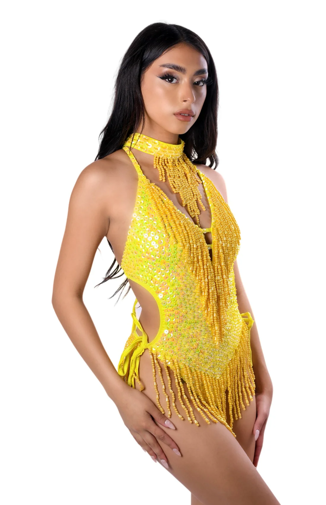 Hand Stitched Sequin Bodysuit- Lilly - Image 3