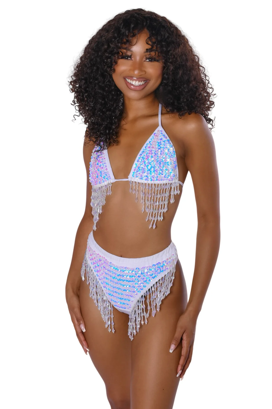 Hand Stitched Sequin Bottoms- Ice Fairy - Image 7