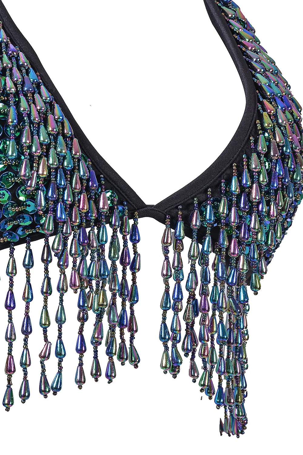 Hand Stitched Sequin Bra Top- Chameleon - Image 7
