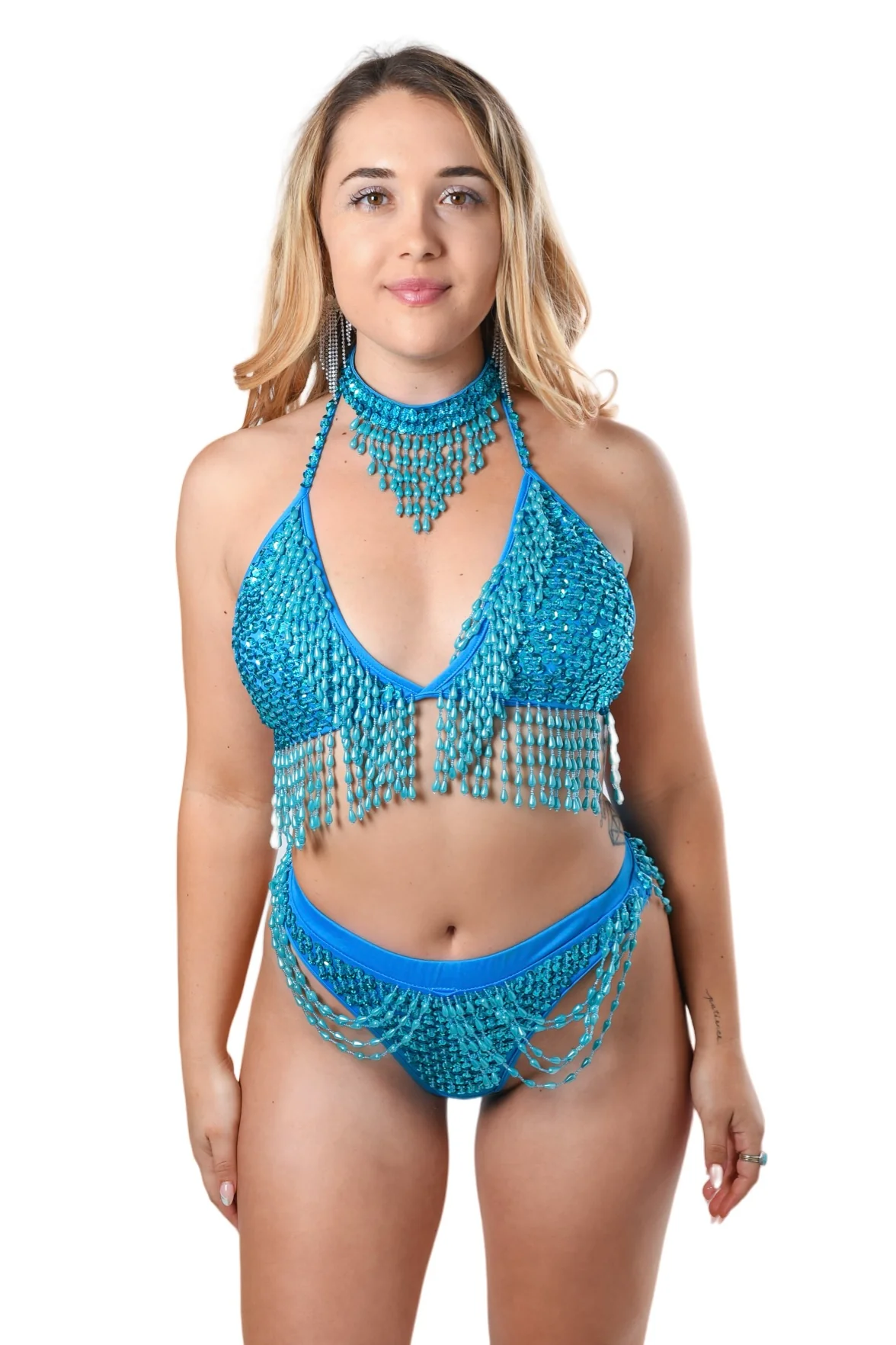 Hand Stitched Sequin Set- Pixie Blue - Image 3