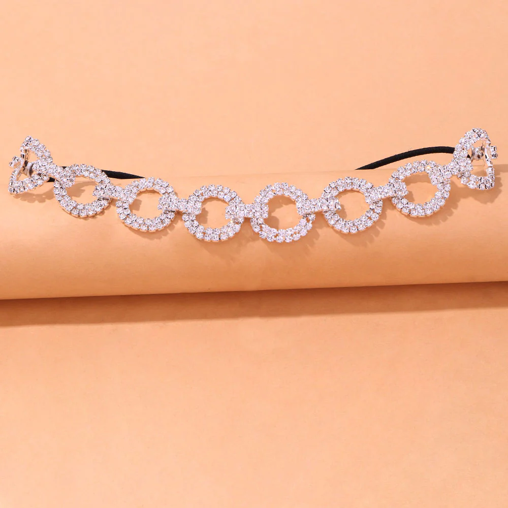 Hoop Rhinestone Leg Wrap Leg Chains - Image 3