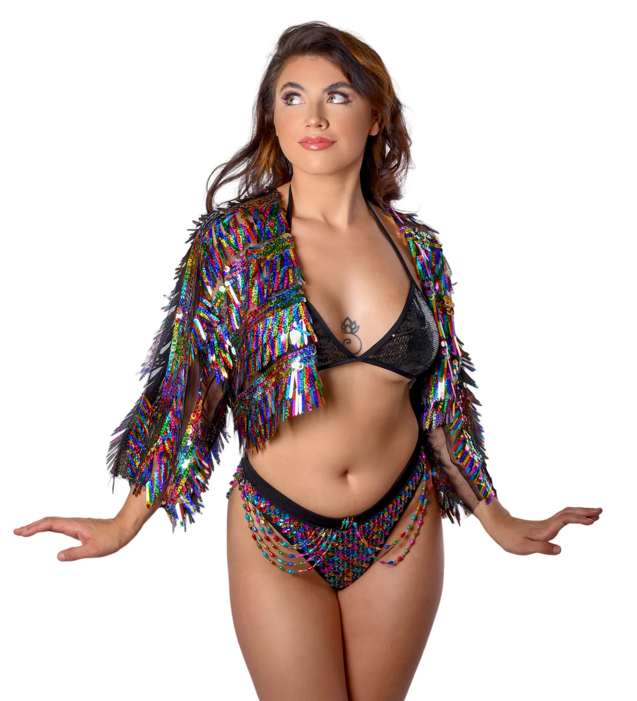 Kaleidoscope Sequin Jacket - Image 3