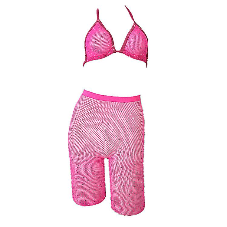 Lace Rhinestone Set (Top + Bottom) - Image 3