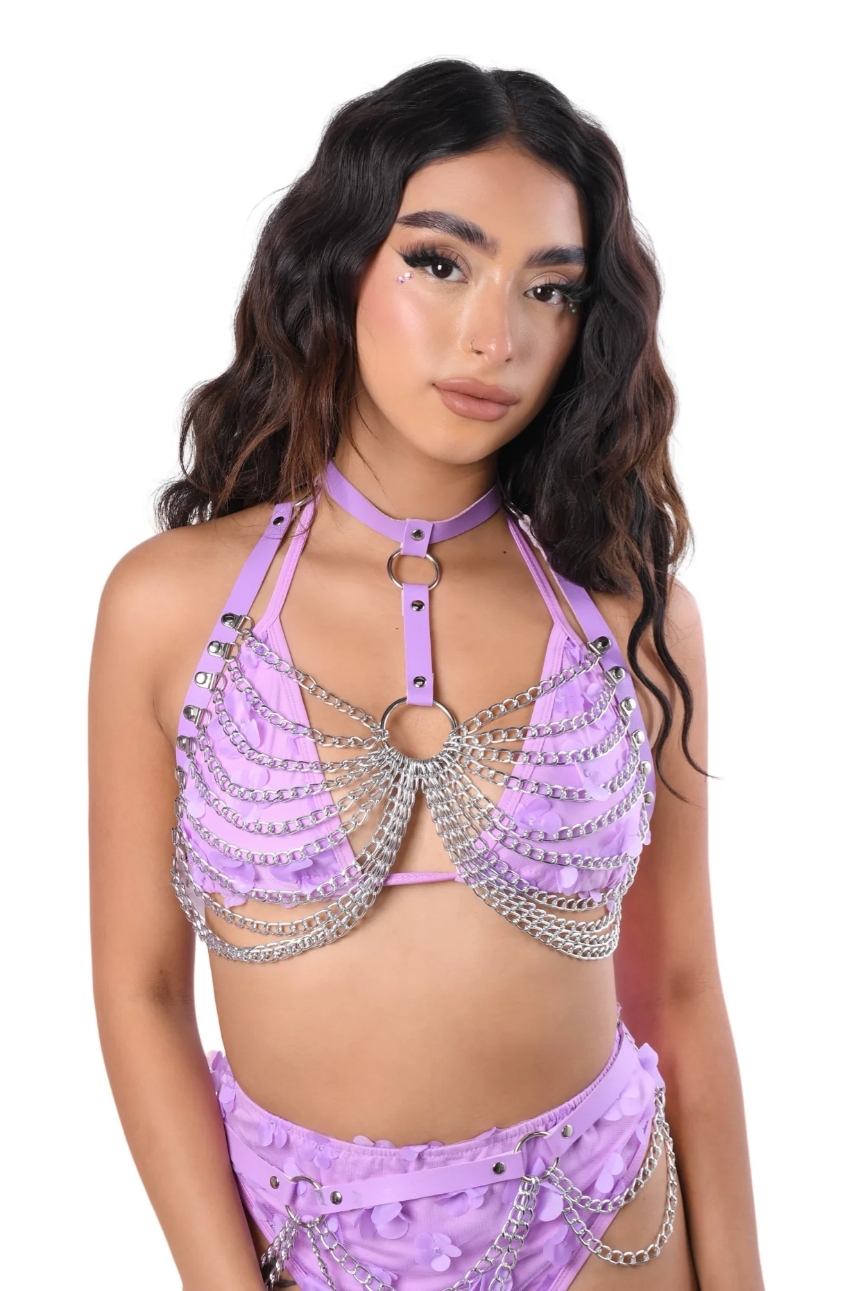 Lilac Chain Harness Set - Image 3