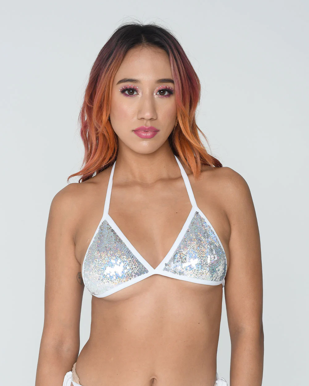 Star Shimmer Sequin Triangle Top - Image 3