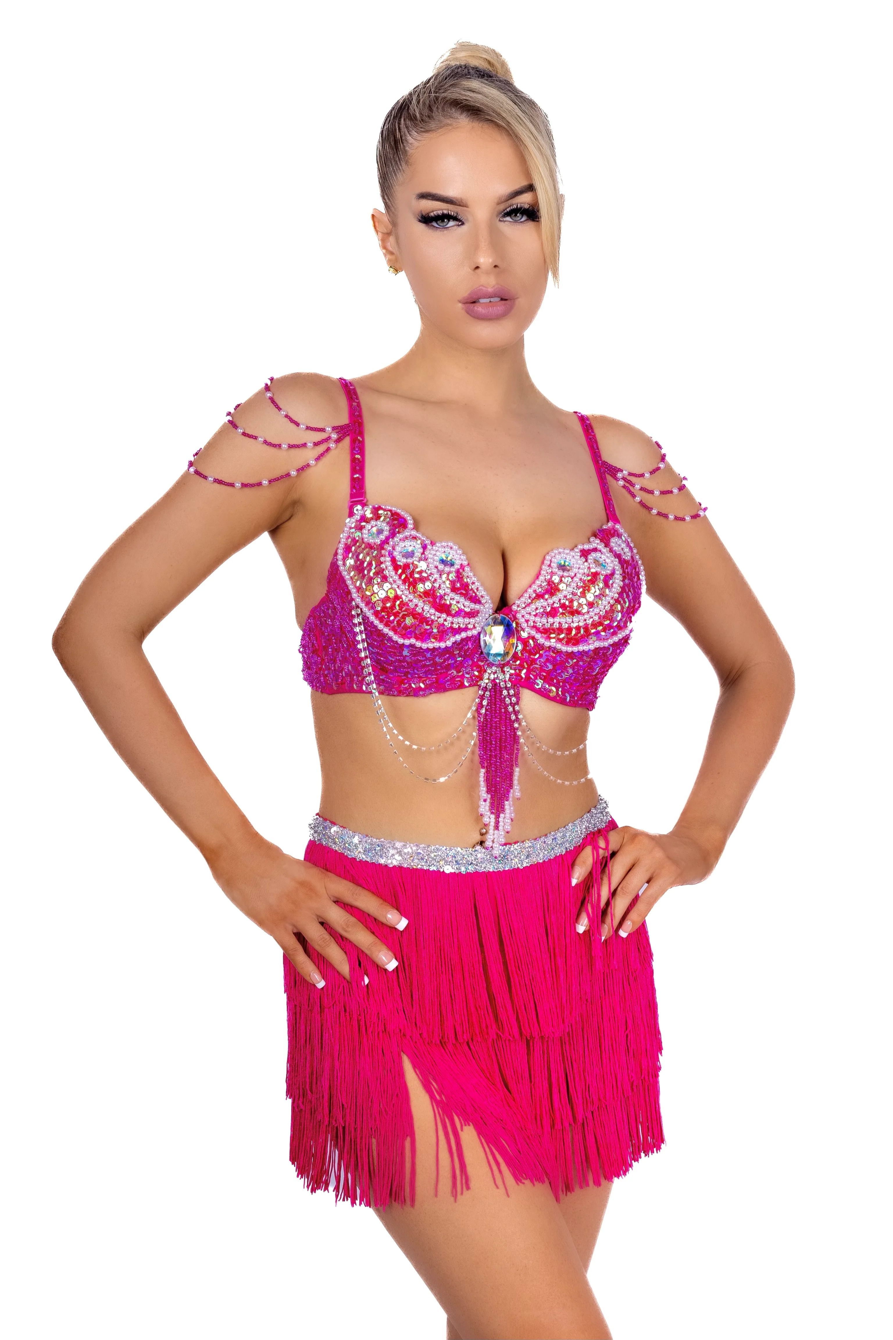 Magenta Muse Carnival Bra Top - Image 5