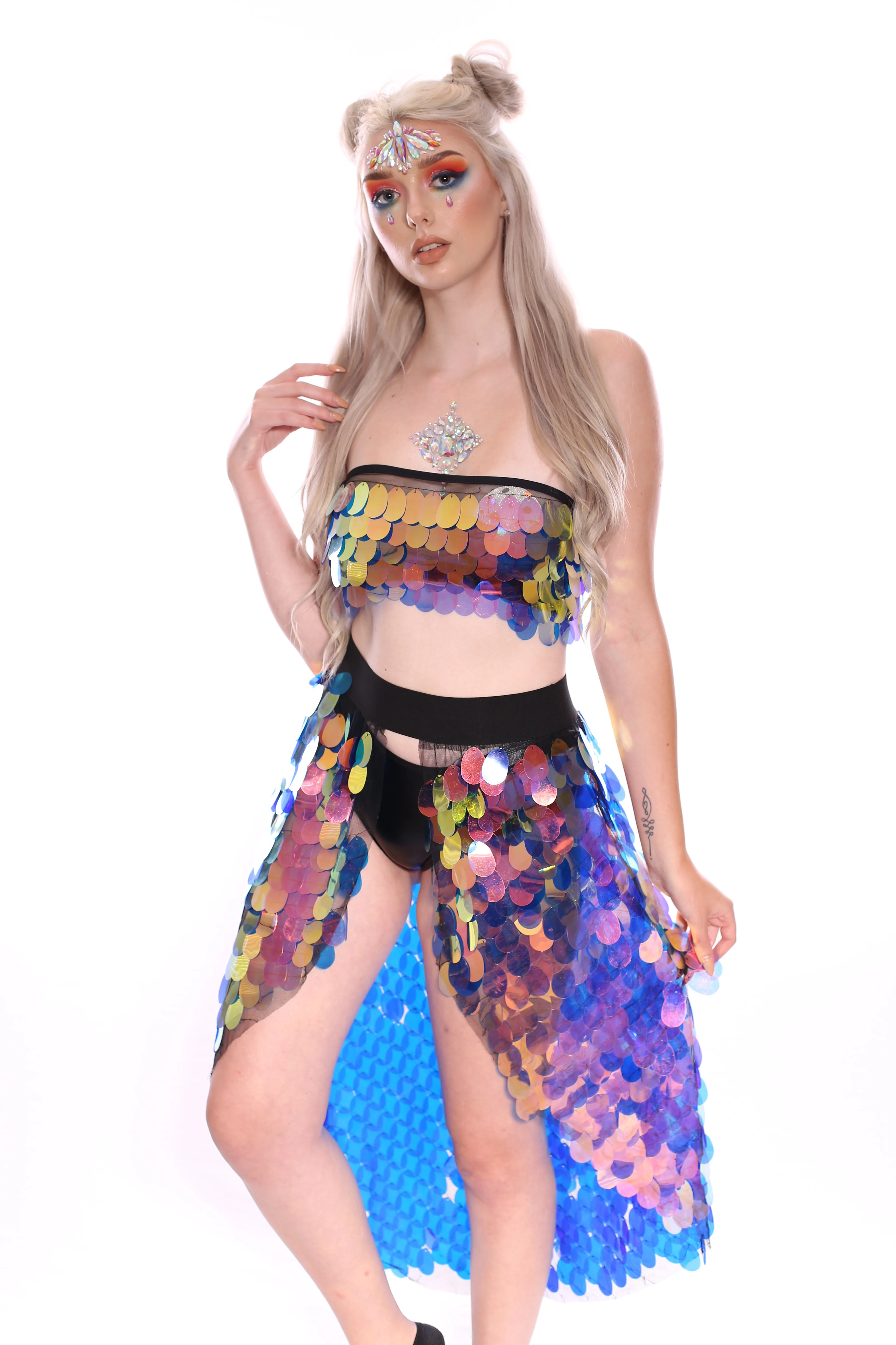 Moon Child Sequin Skirt (Long) - Image 7