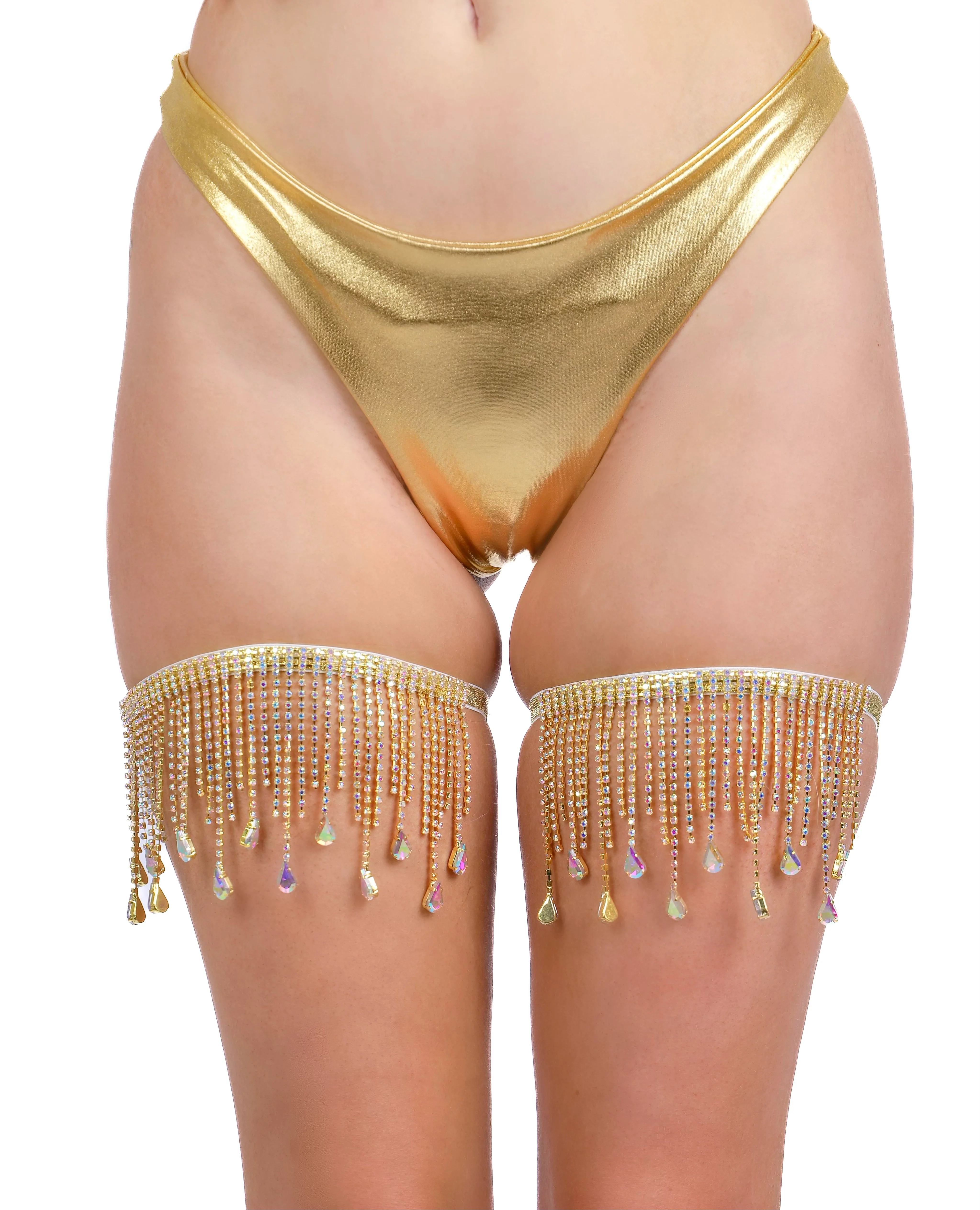 AB Rhinestone Leg Wrap - Image 2