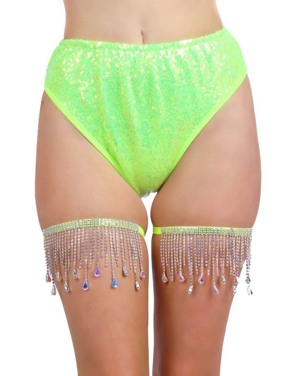 AB Rhinestone Leg Wrap - Image 5