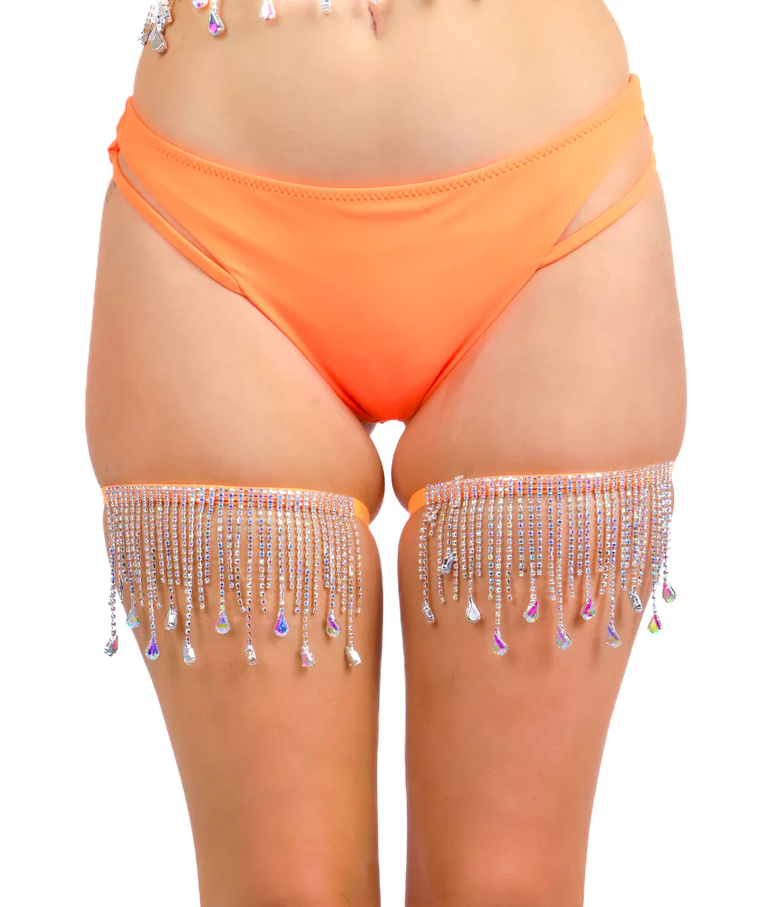 AB Rhinestone Leg Wrap - Image 8
