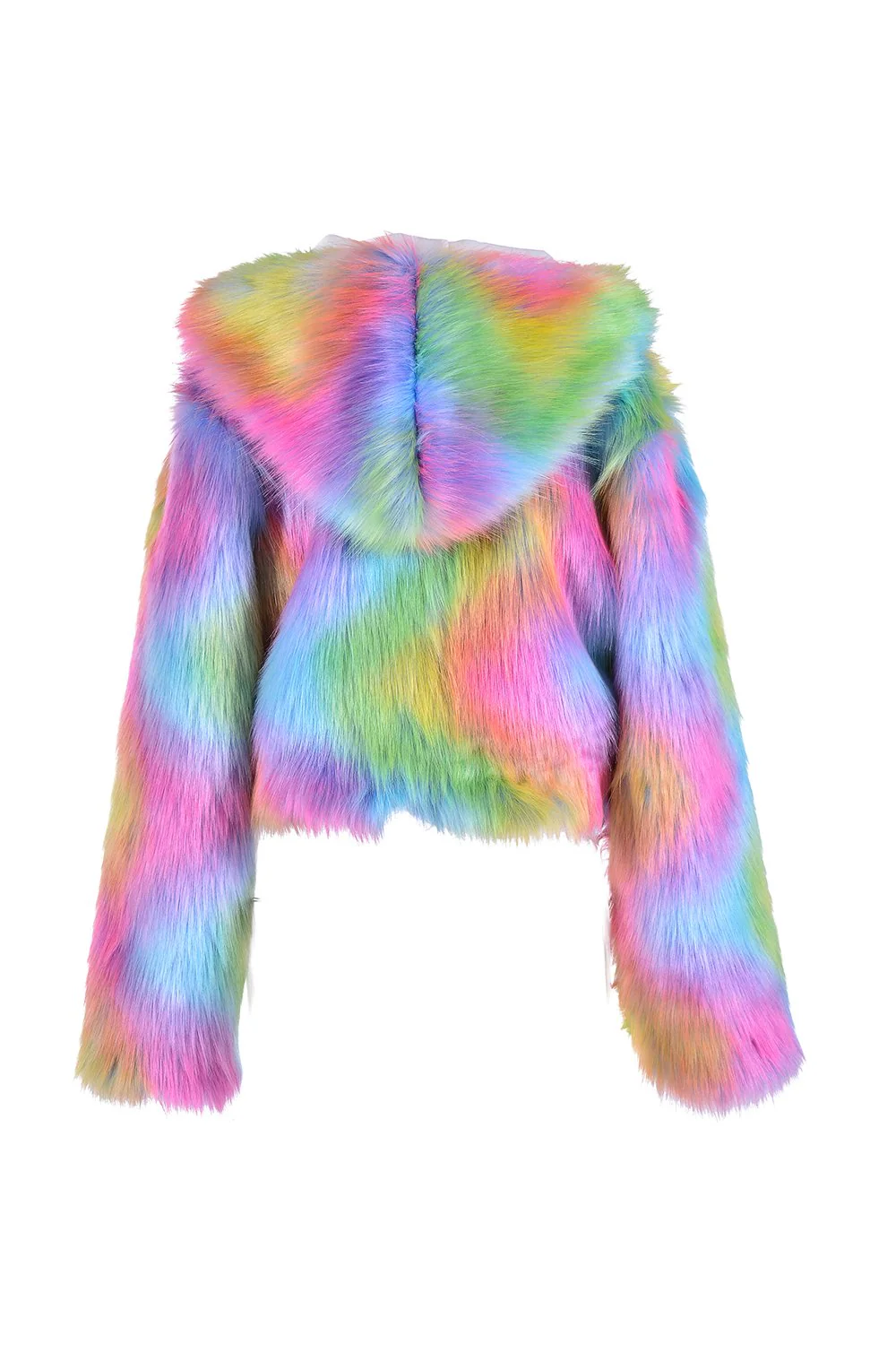 Nocturnal Wonderland Faux Fur Jacket - Image 6