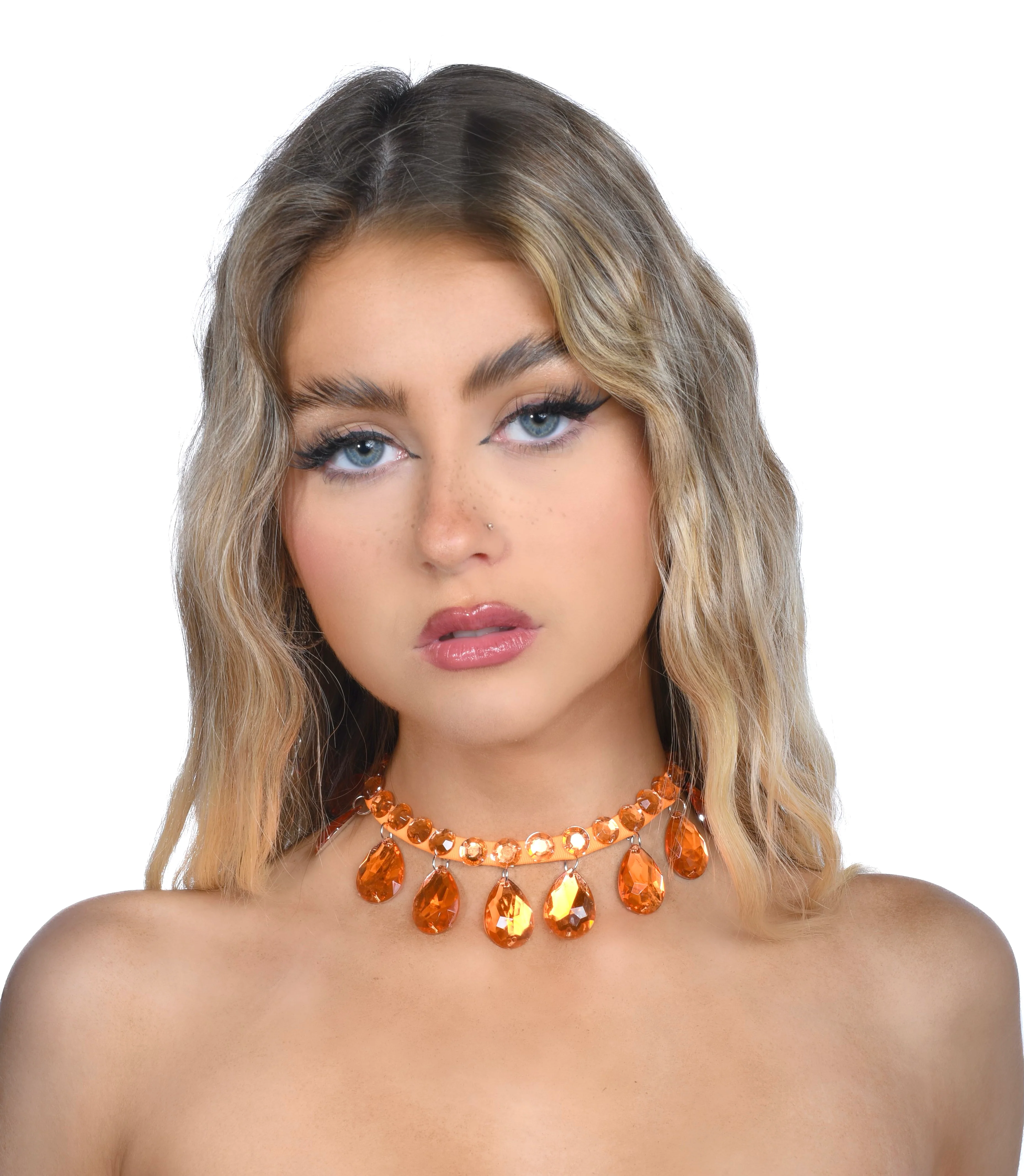 Orange Blossom Carnival Necklace