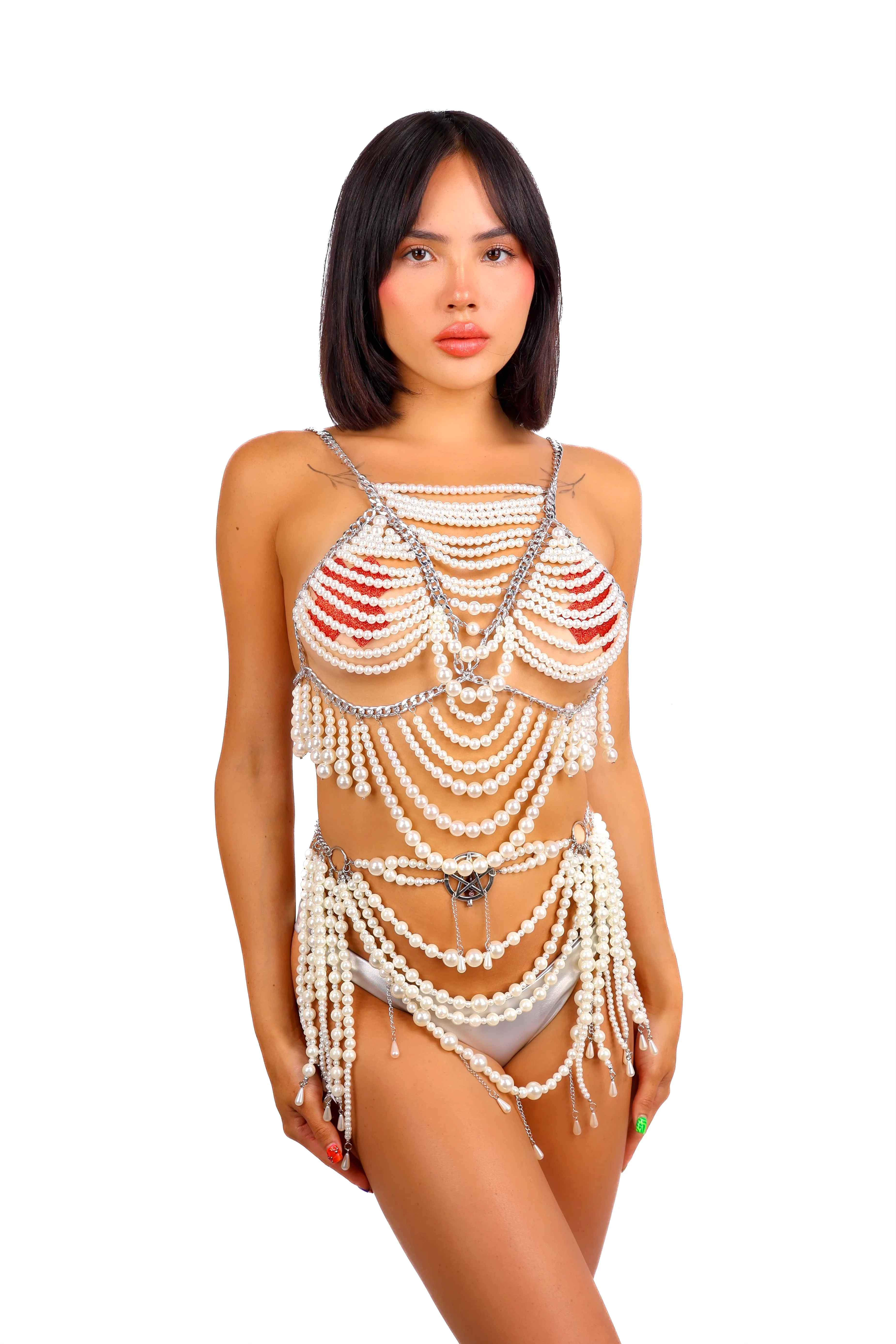 Pearl Opulence Jewelry Top - Image 2