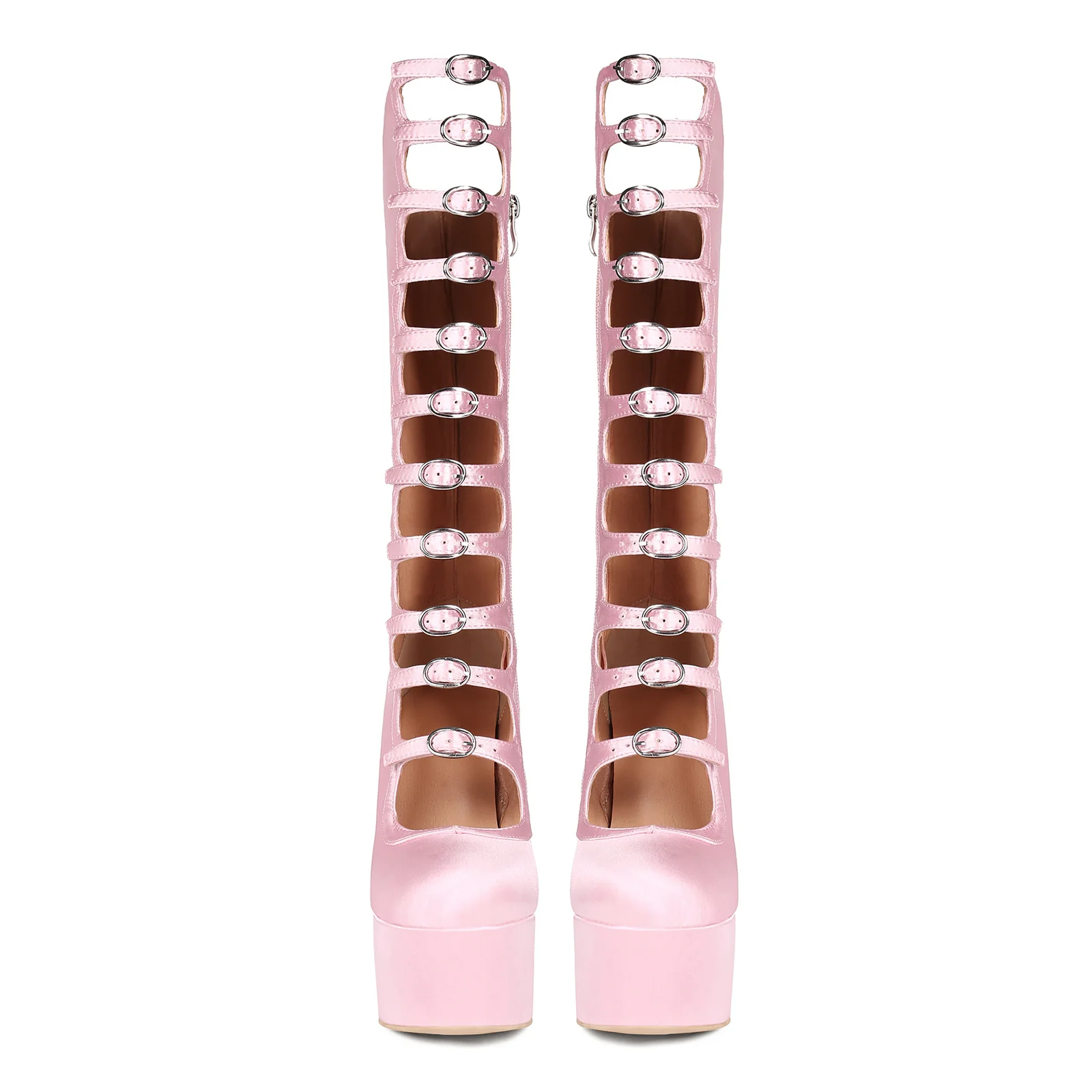 Pink Dazzle Platform Boots - Image 3