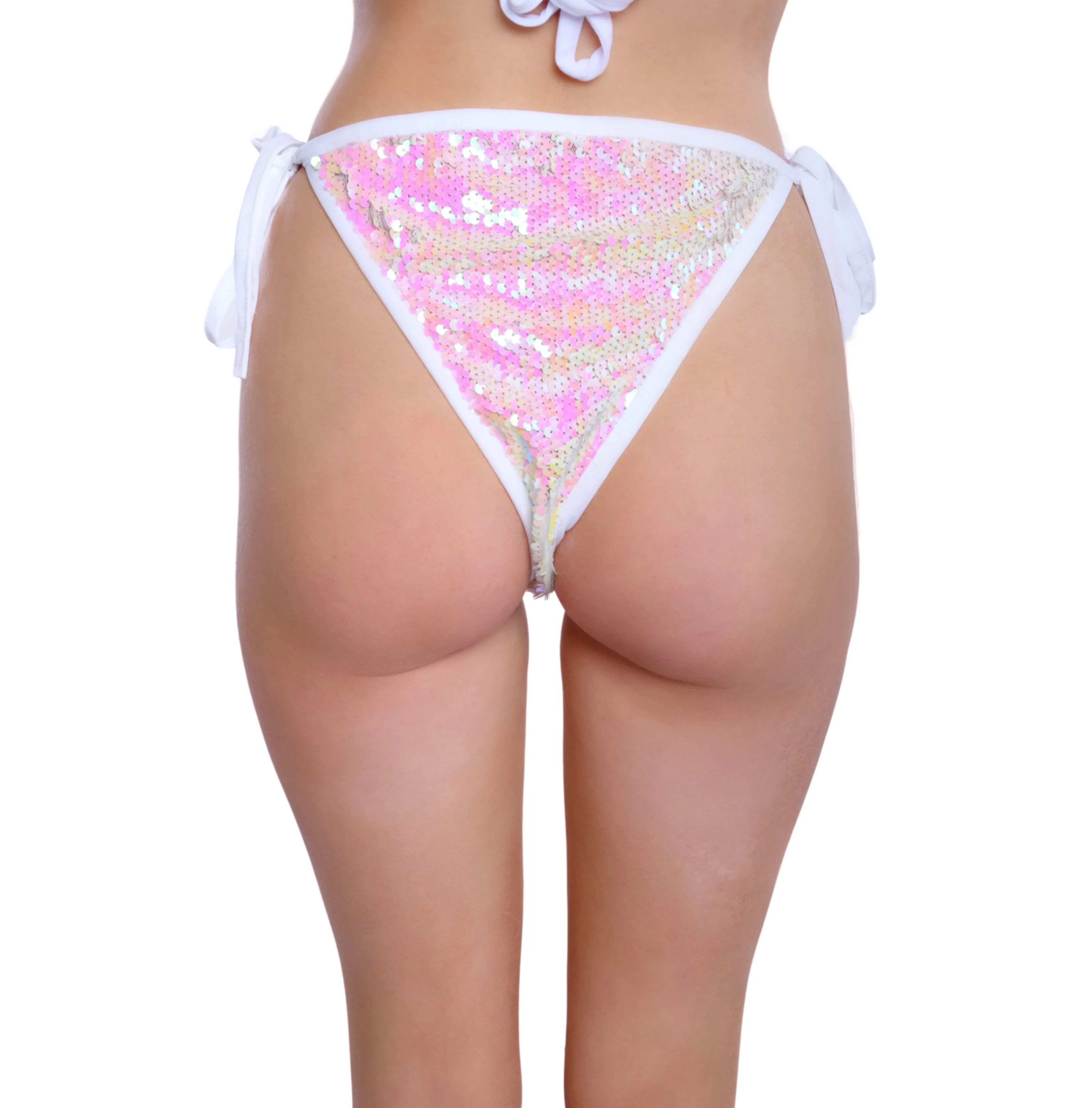Pink Iridescent Sequin Bottoms - Image 2