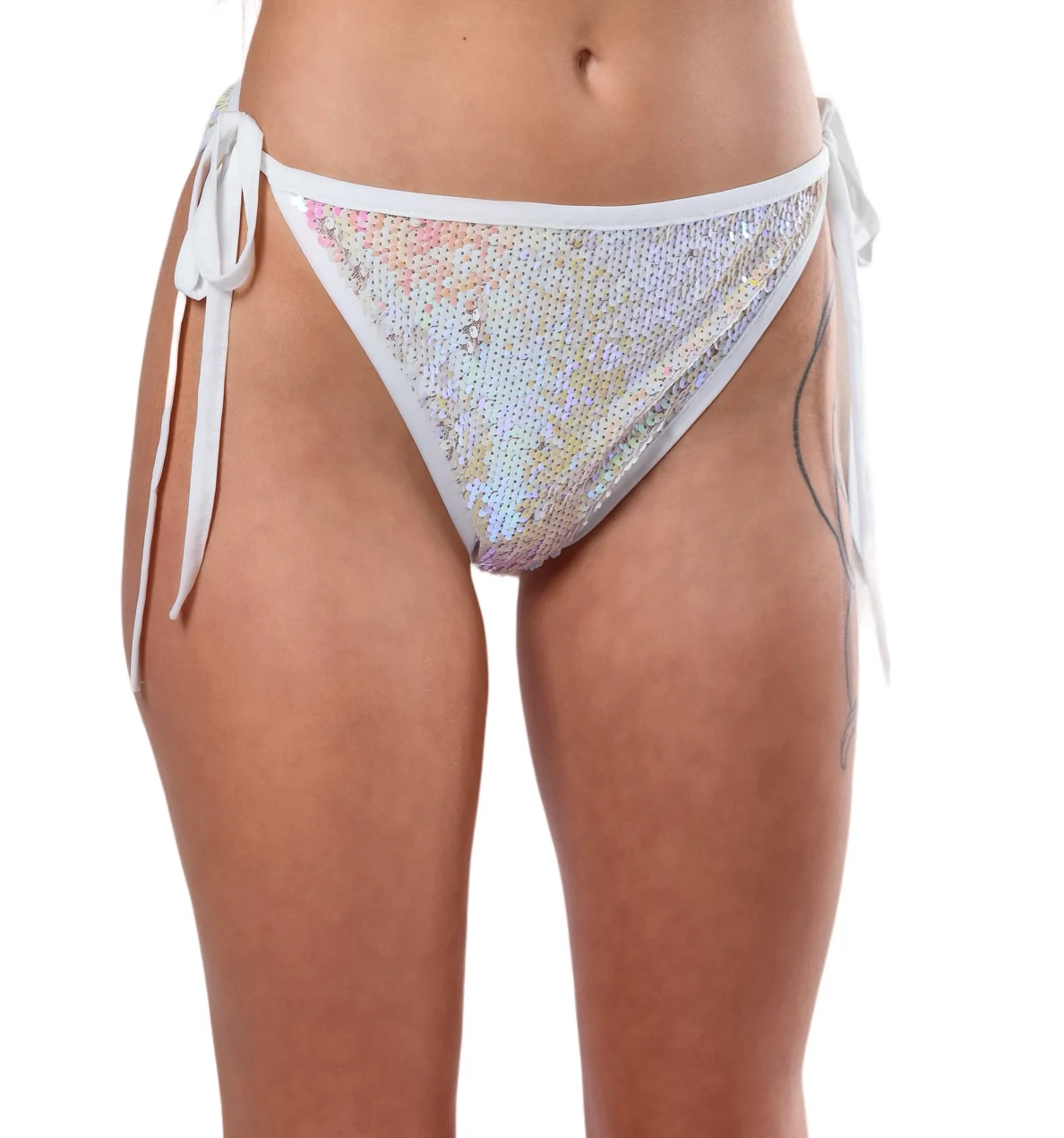 Pink Iridescent Sequin Bottoms - Image 4