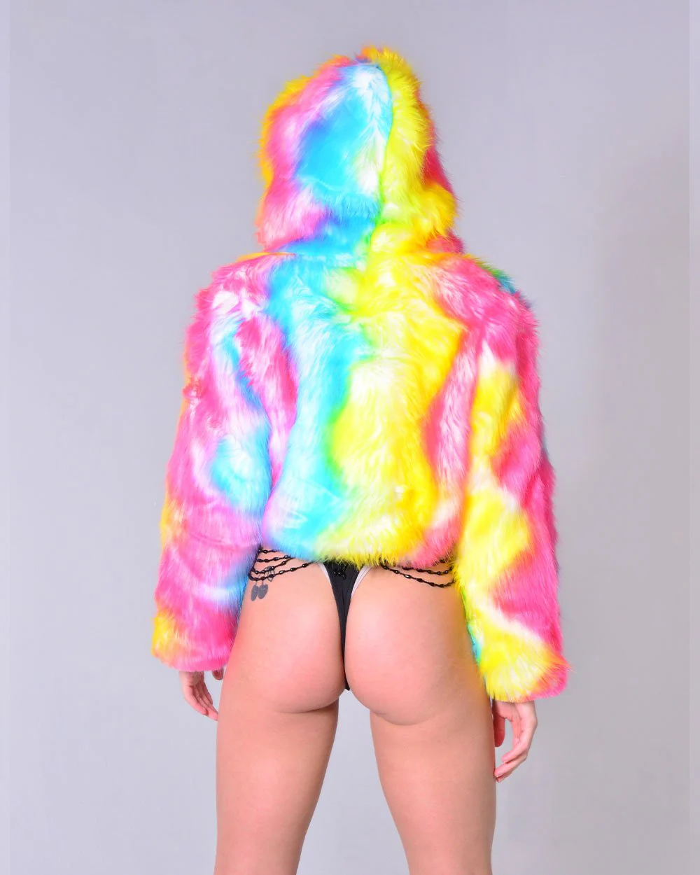 Pixie Dream Faux Fur Jacket - Image 11