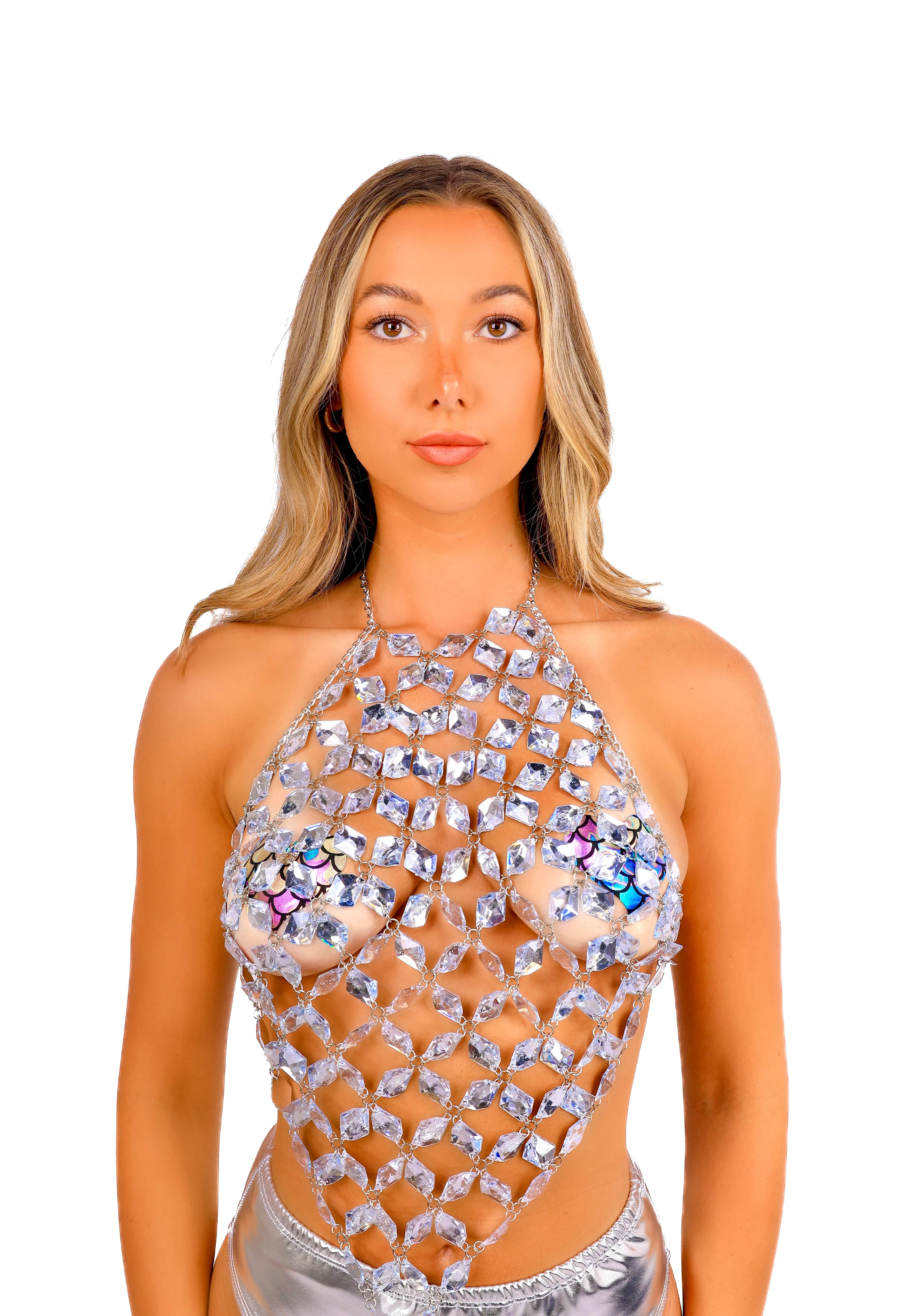 Silver Royal Jewelry Top