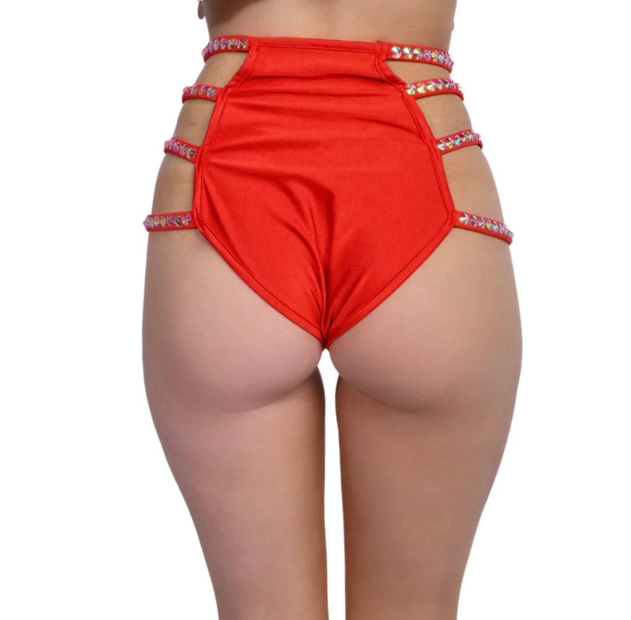 Red Sapphire Rhinestone Bottoms - Image 2