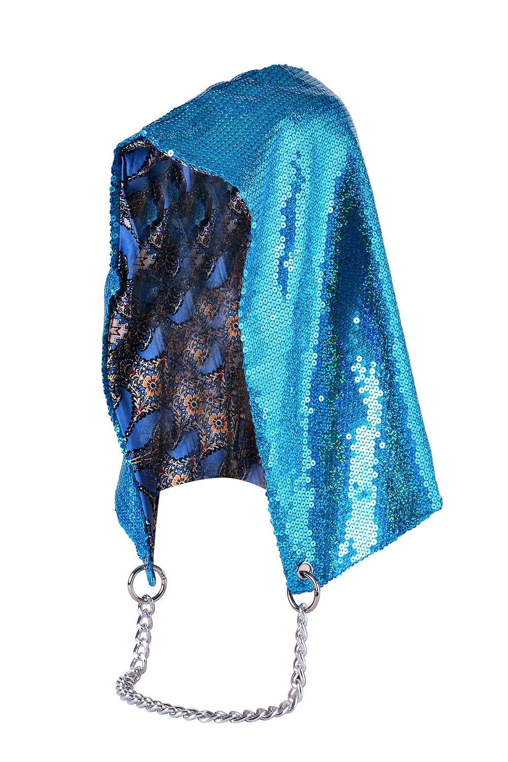 Sequin Hood - Holographic Blue - Image 2