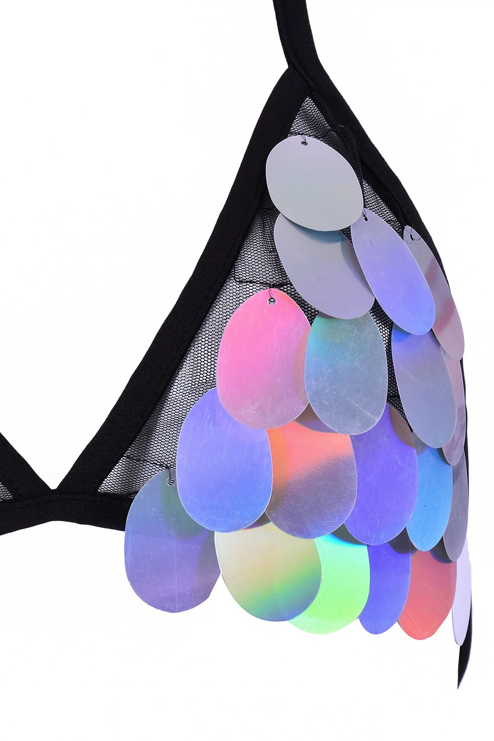 Disco Sequin Triangle Top - Image 3