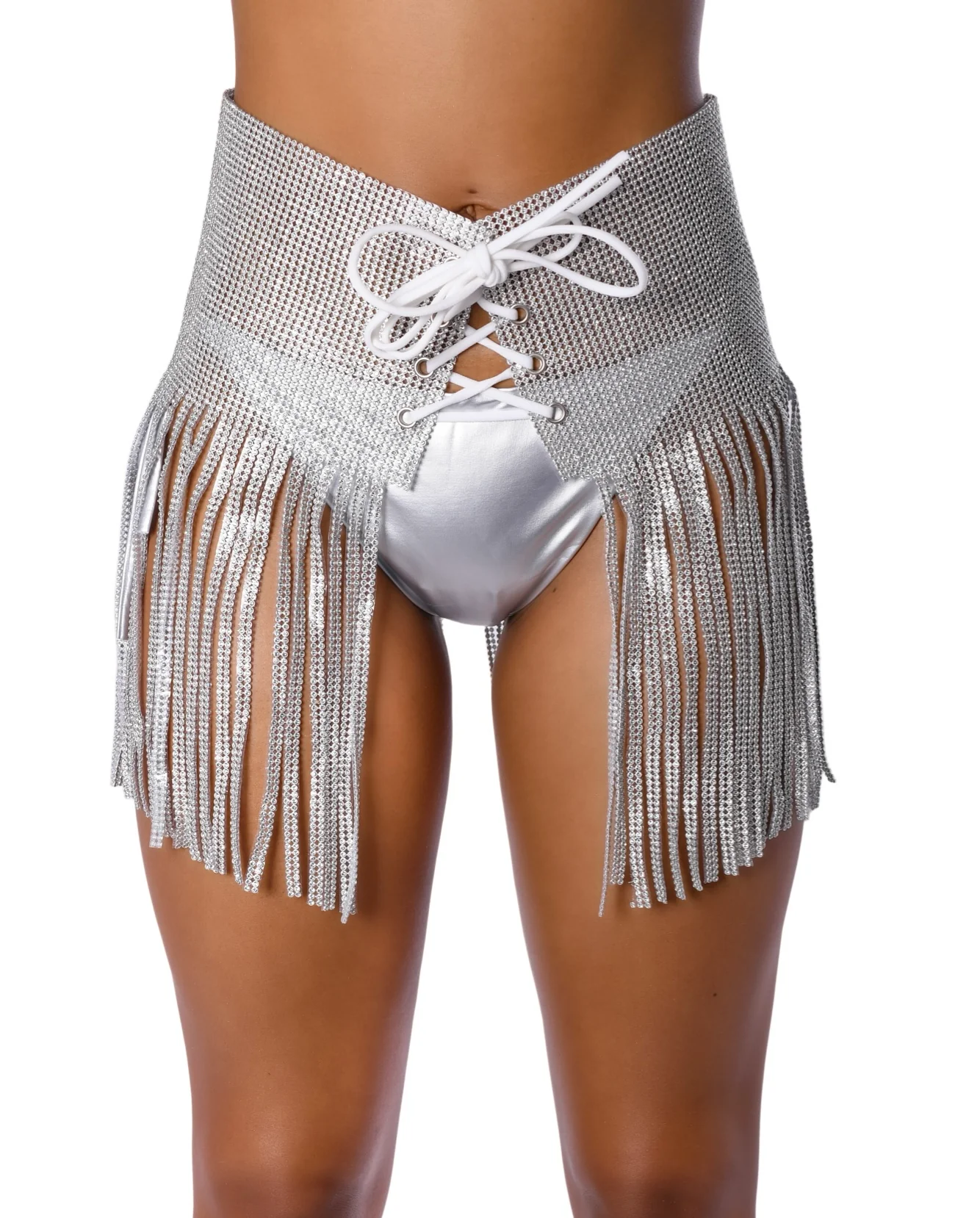 Rhinestone Tie Skirt