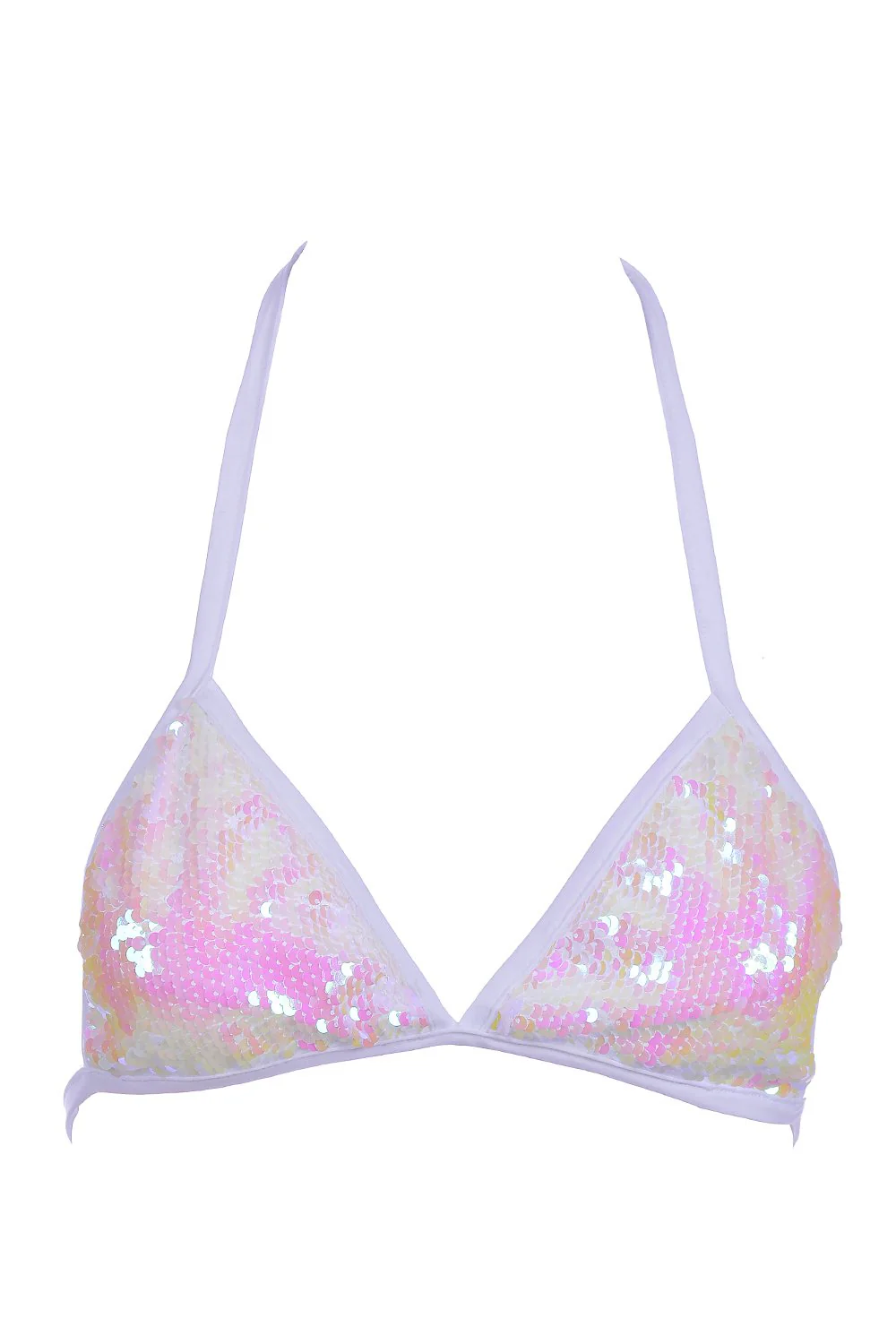 Pink Dreams Sequin Triangle Top - Image 5