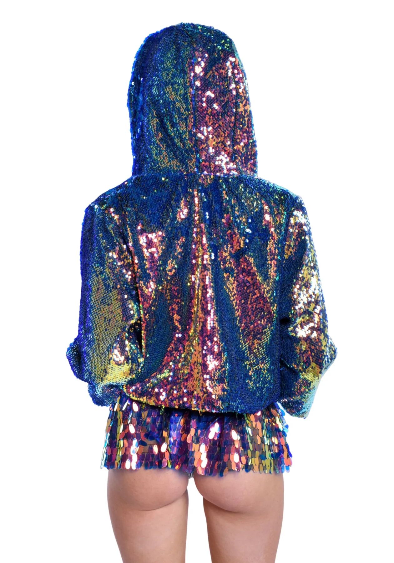 Sequin Cropped Jacket - Nova - Image 3