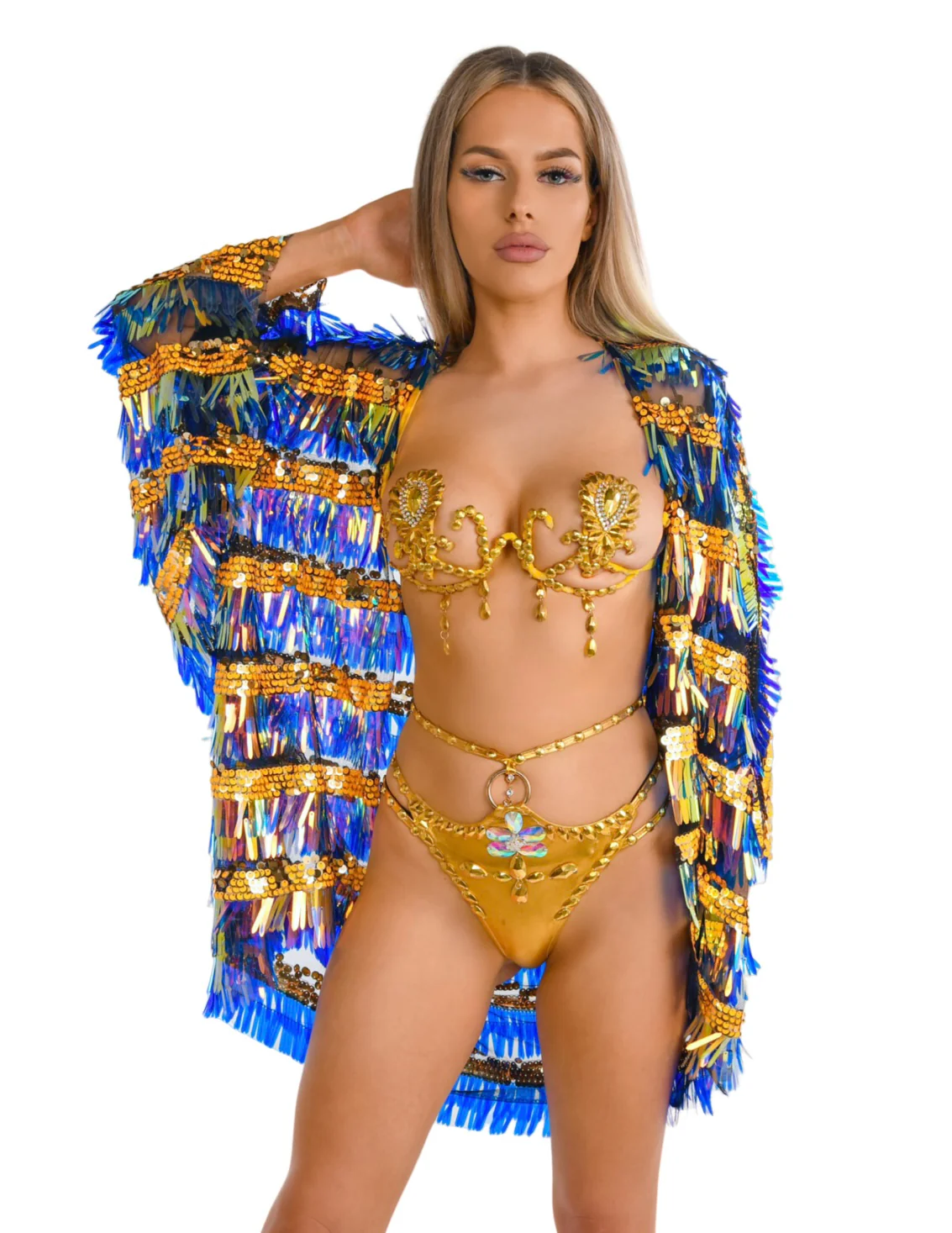 Sequin Kimono- Toucan - Image 2