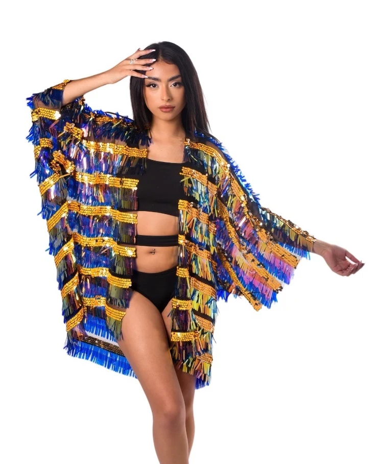 Sequin Kimono- Toucan - Image 4