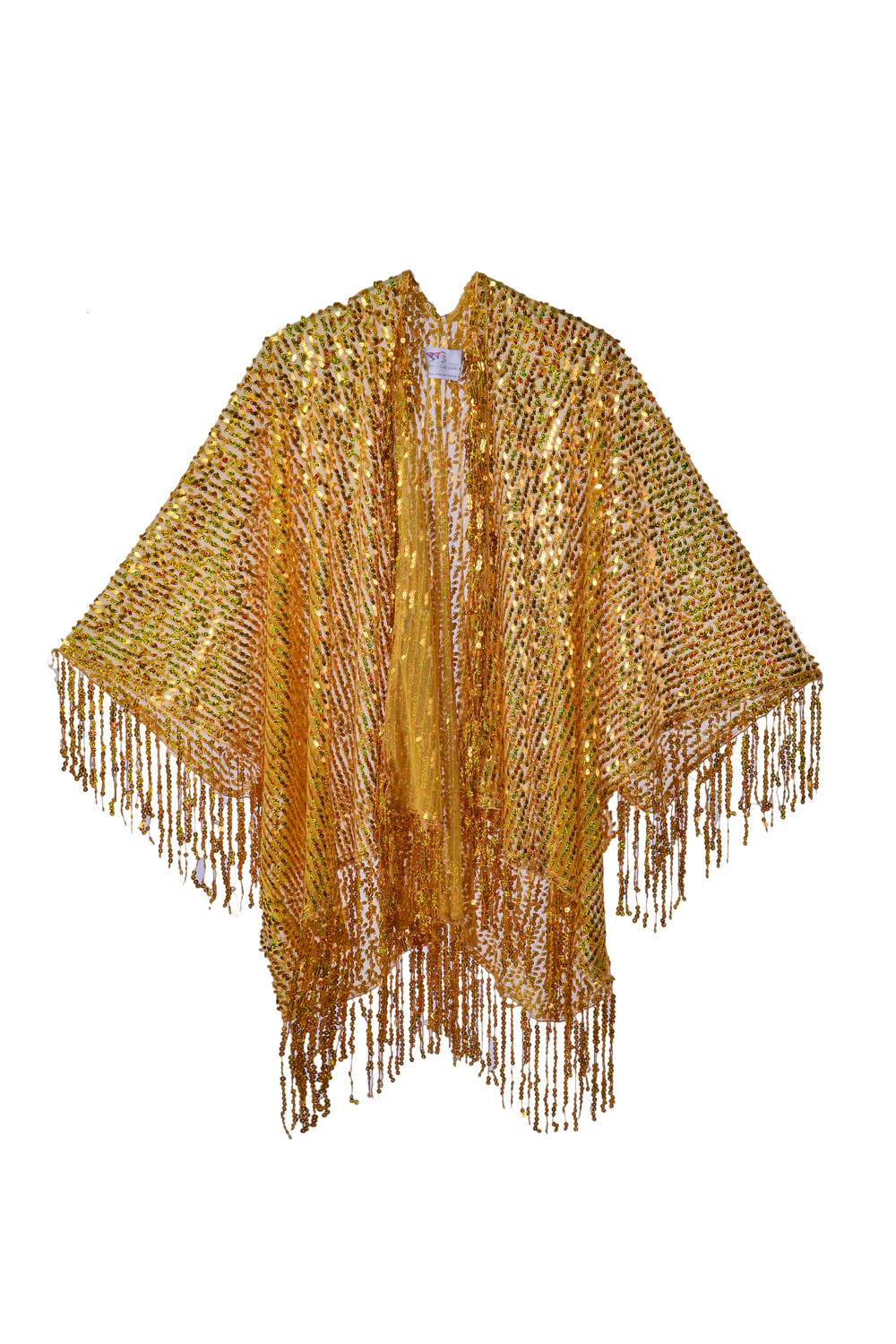 Sequin Tassel Kimono- Sunshine - Image 6