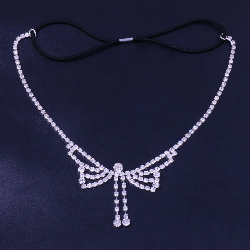 Silver Rhinestone Leg Wrap - Image 4