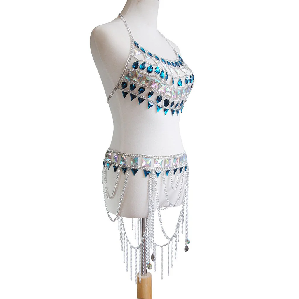Sparkle Warrior Chain Jewelry Top - Image 14