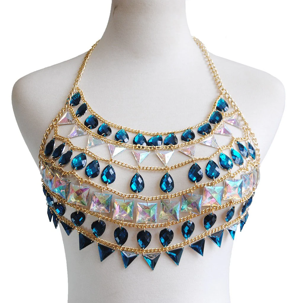 Sparkle Warrior Chain Jewelry Top - Image 4