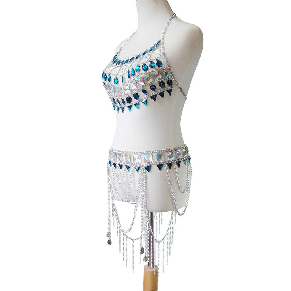 Sparkle Warrior Chain Jewelry Top - Image 5